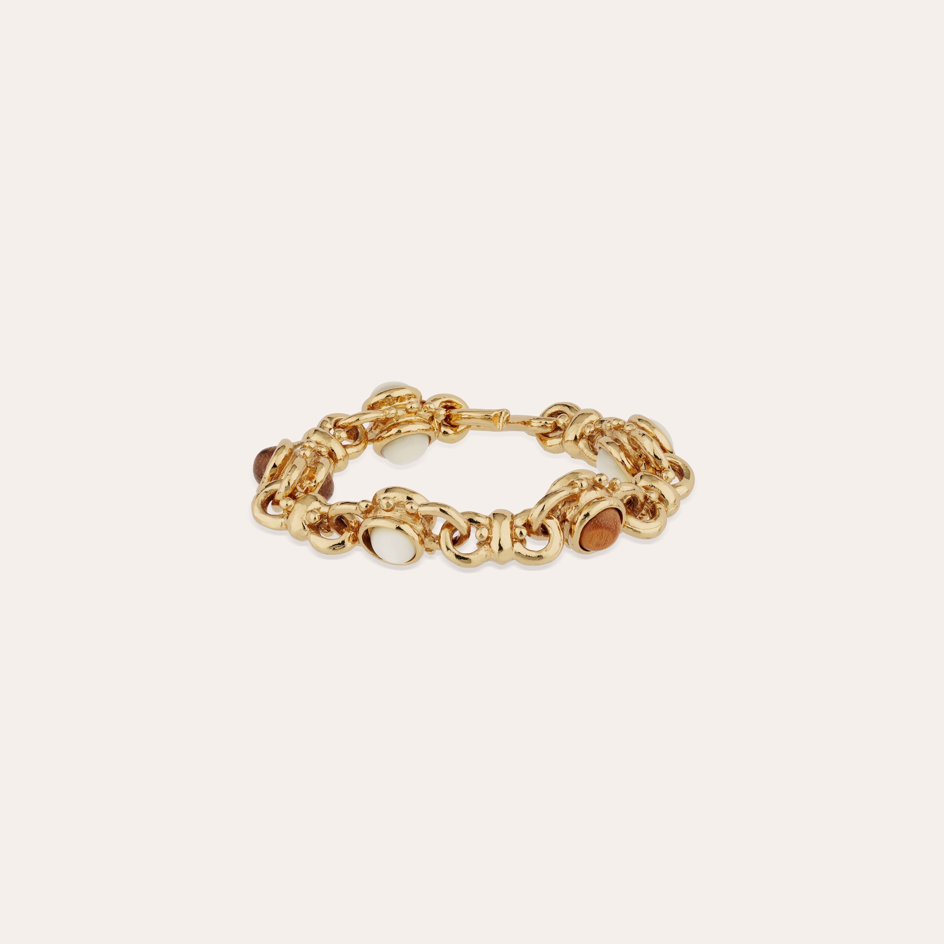 gas-bijoux-bracelet-amarante-multi-dor-nacre-blanche-et-bois image 1