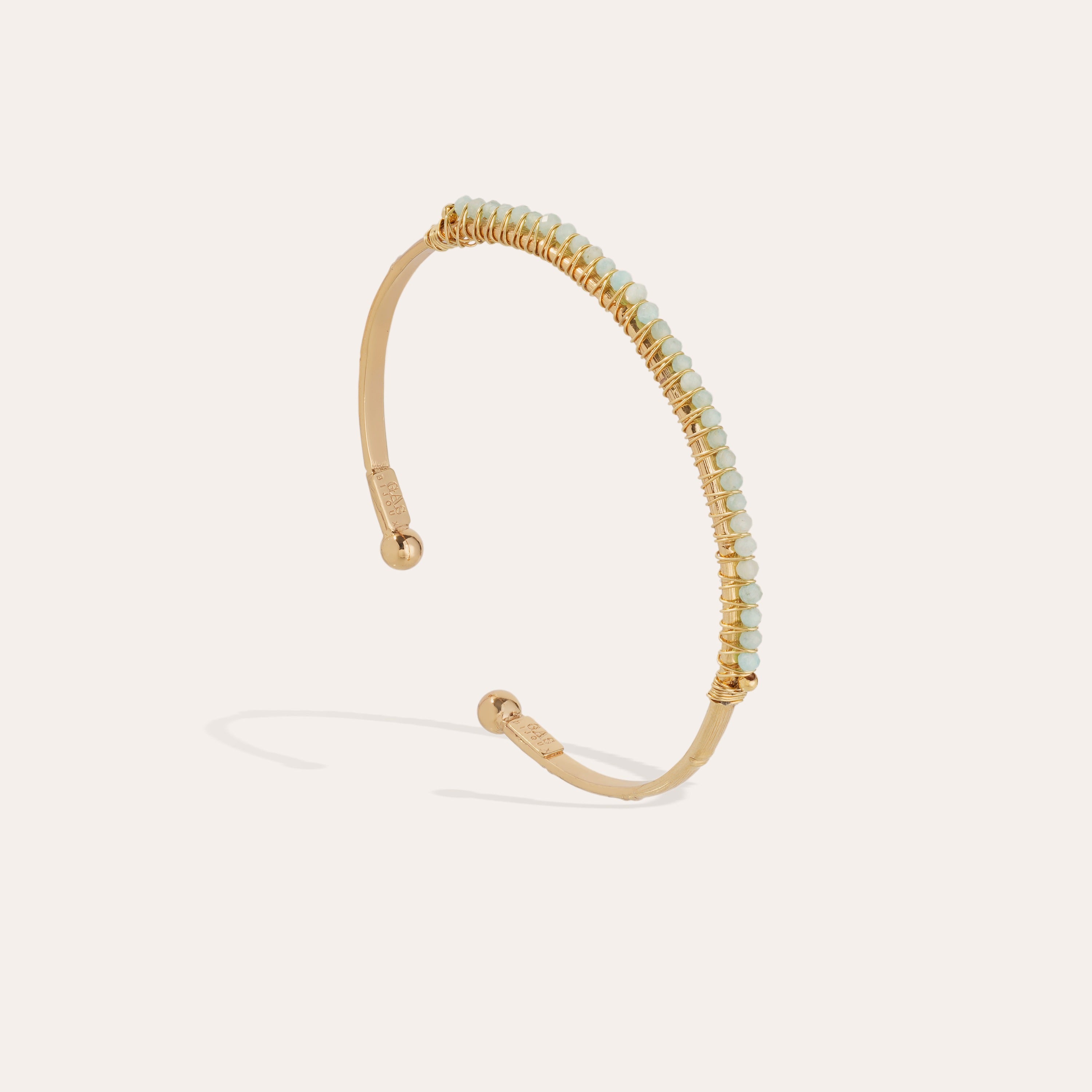 gas-bijoux-bracelet-lyre-jonc-petit-mod-le-dor-calcite-bleue image 2