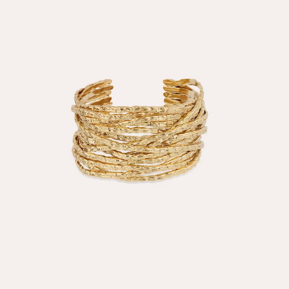 gas-bijoux-bracelet-manchette-liane-dor-grav-ajustable image 1
