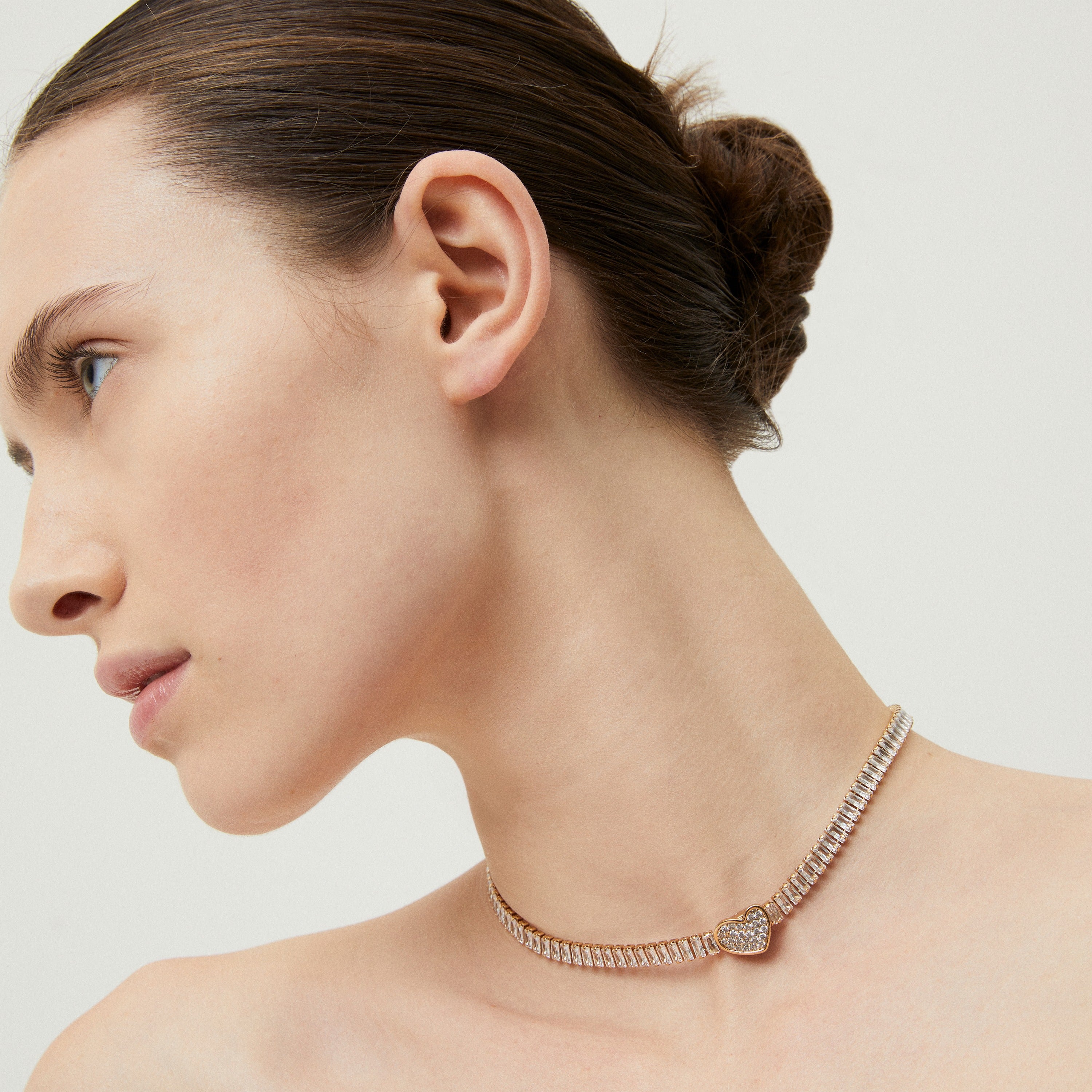 collier-pailette-coeur-gas-bijoux-collier-dor-l-or-fin-zircon-baguette image 2