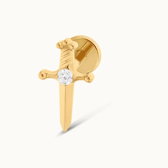 obsidian-piercing-gabri-l-dague-dor-e-titane-pvd-gold-zircon-h-lix-lobe image 1