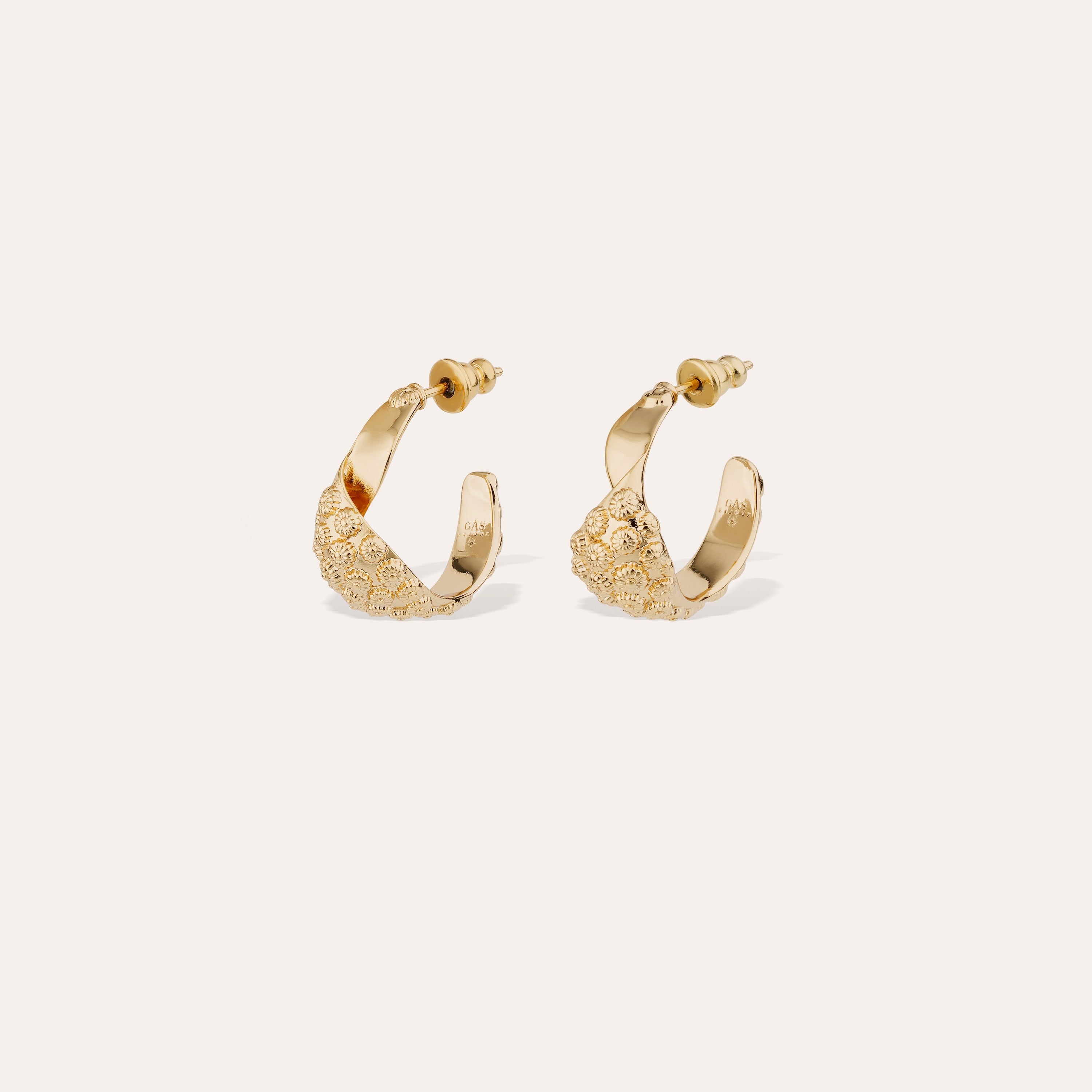 gas-bijoux-boucles-d-oreilles-cr-oles-almara-petit-mod-le-dor-es-l-or-fin image 1