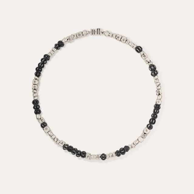 gas-bijoux-collier-sacha-argent-perles-argent-es-et-perles-de-verre-color-es image 1