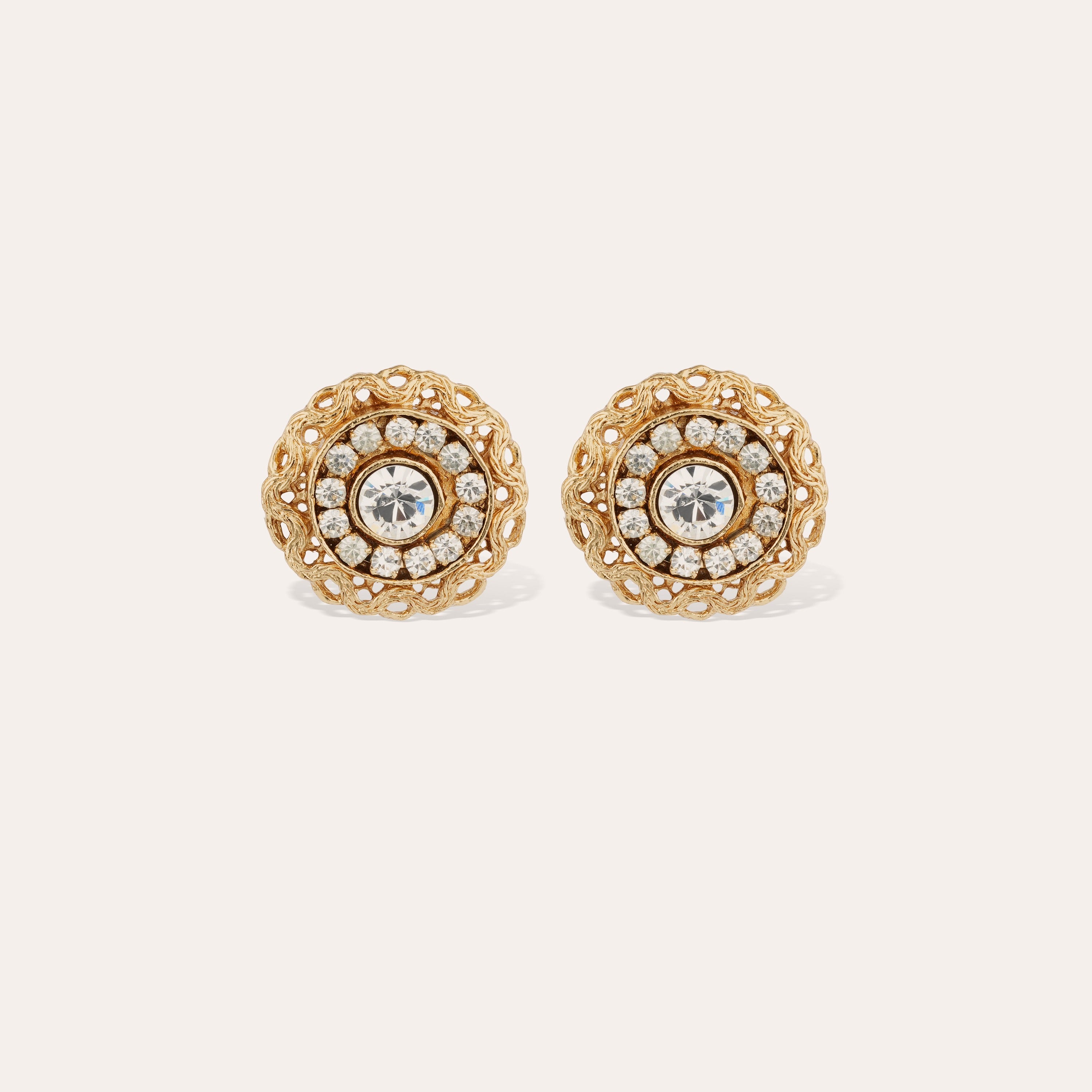 gas-bijoux-boucles-d-oreilles-puces-l-onie-strass-dor-es image 1