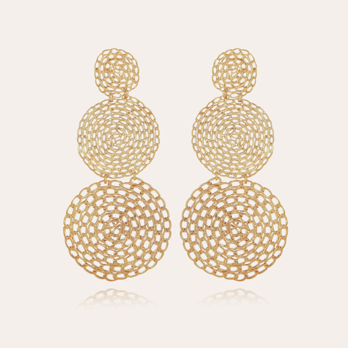 gas-bijoux-boucles-d-oreilles-onde-gourmette-double-dor-es image 1
