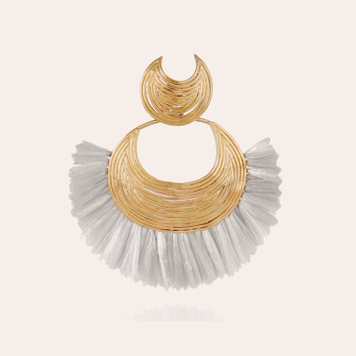 gas-bijoux-boucles-d-oreilles-luna-wave-raphia-dor-es-l-or-fin-faites-main image 2