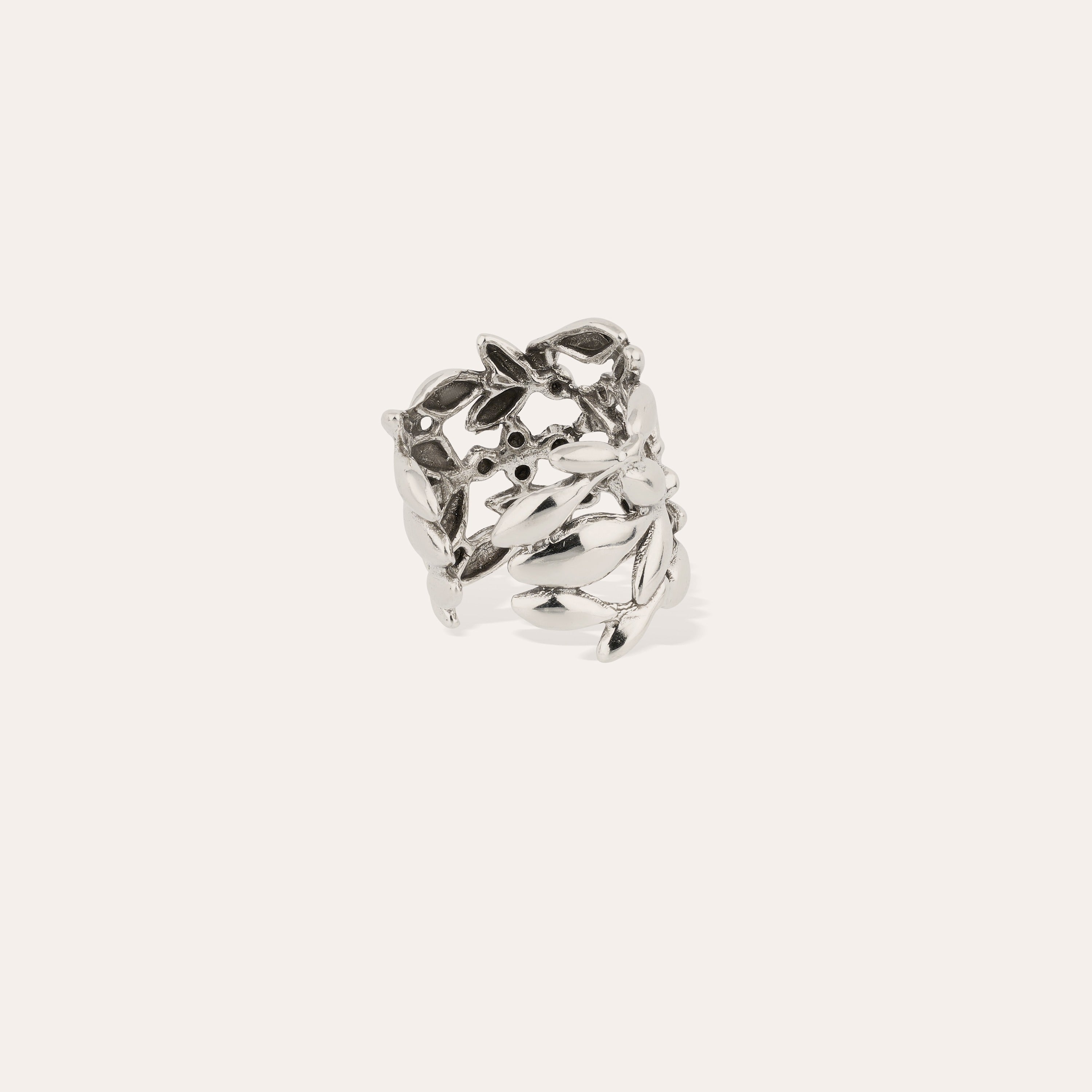 gas-bijoux-bague-olea-manchette-argent-e-ajustable image 2