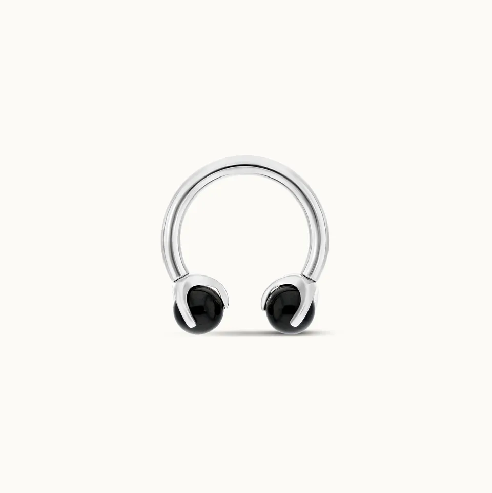 obsidian-piercing-fer-a-cheval-onyx-anneau-septum-daith-titane-onyx-v-ritable image 1