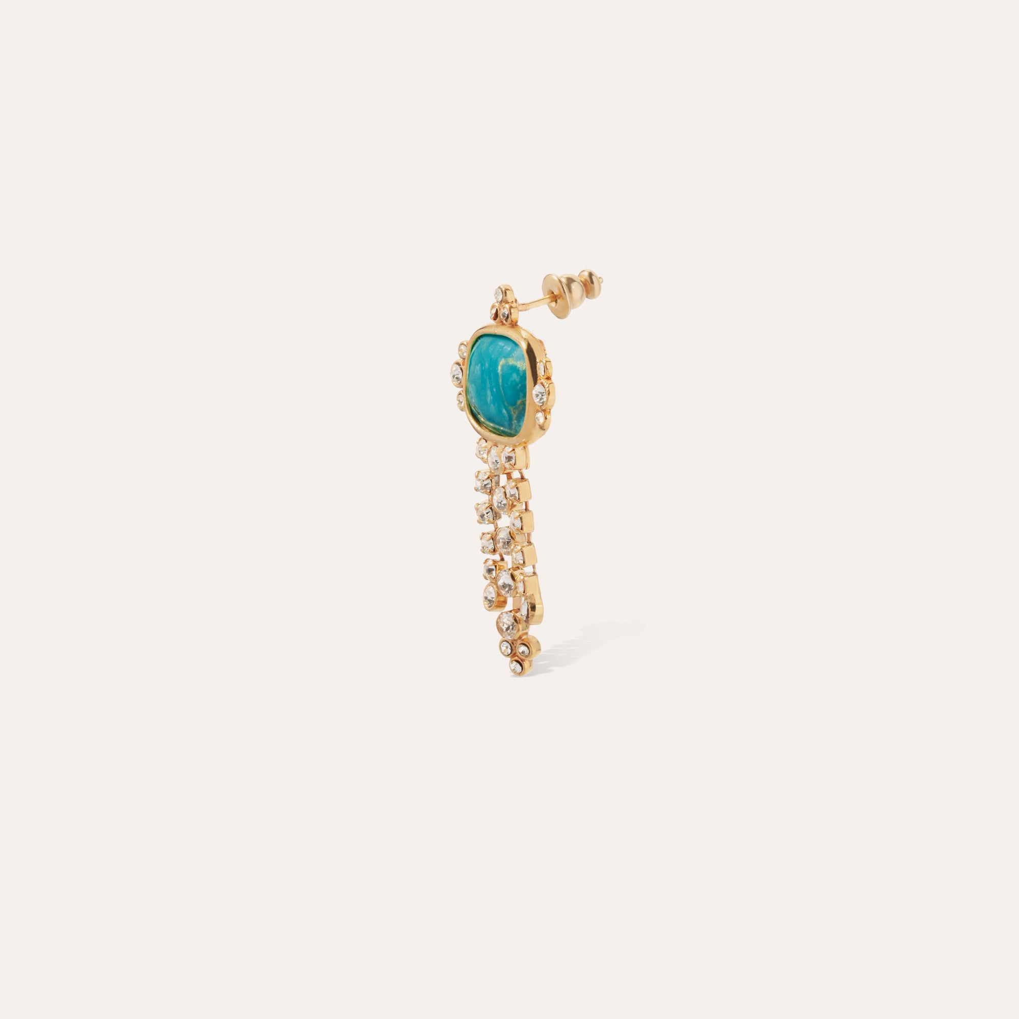 gas-bijoux-boucles-d-oreilles-tiki-turquoise-dor-es-strass image 2