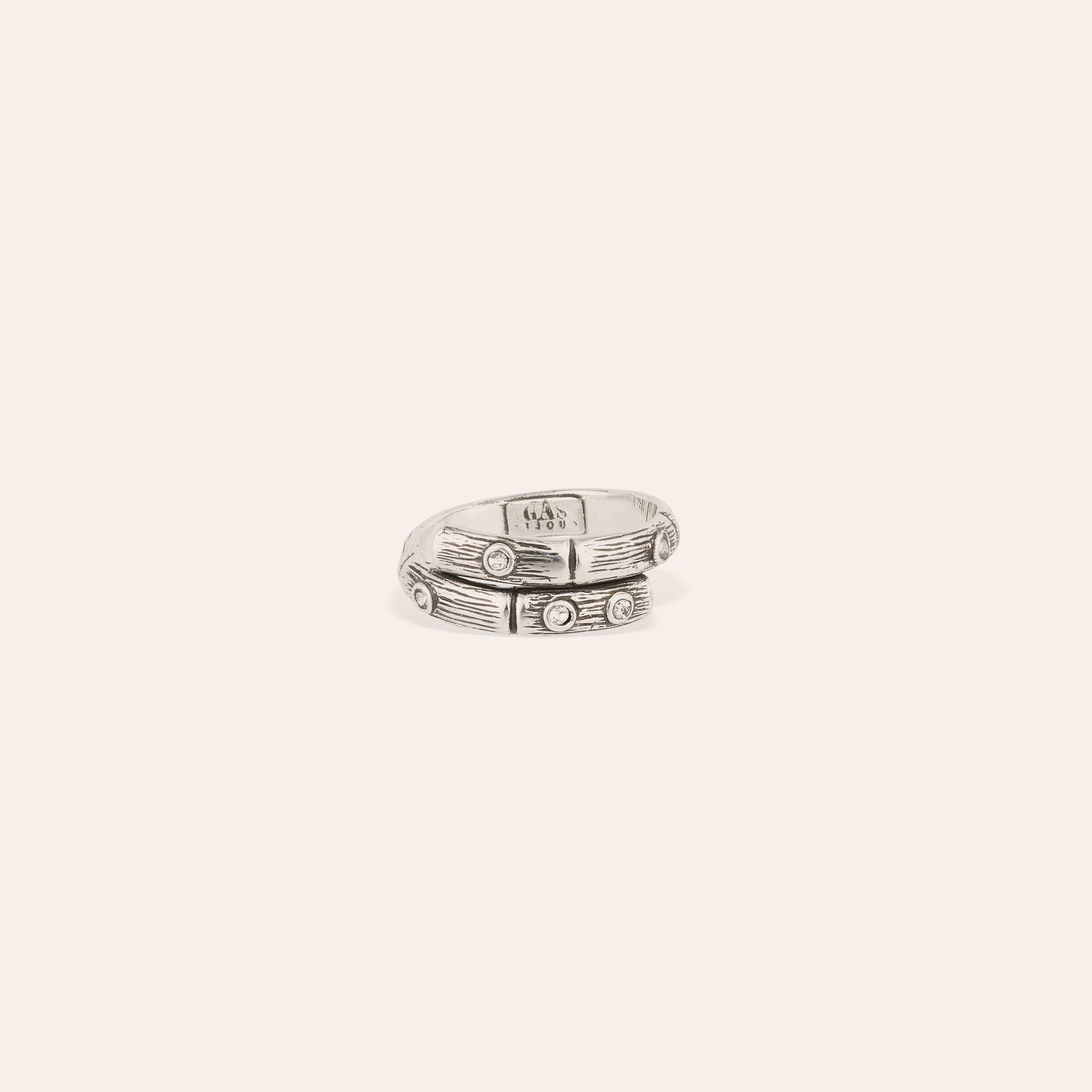 gas-bijoux-bague-bambini-liane-strass-bague-argent-e-stri-e-cabochons-strass-col image 1