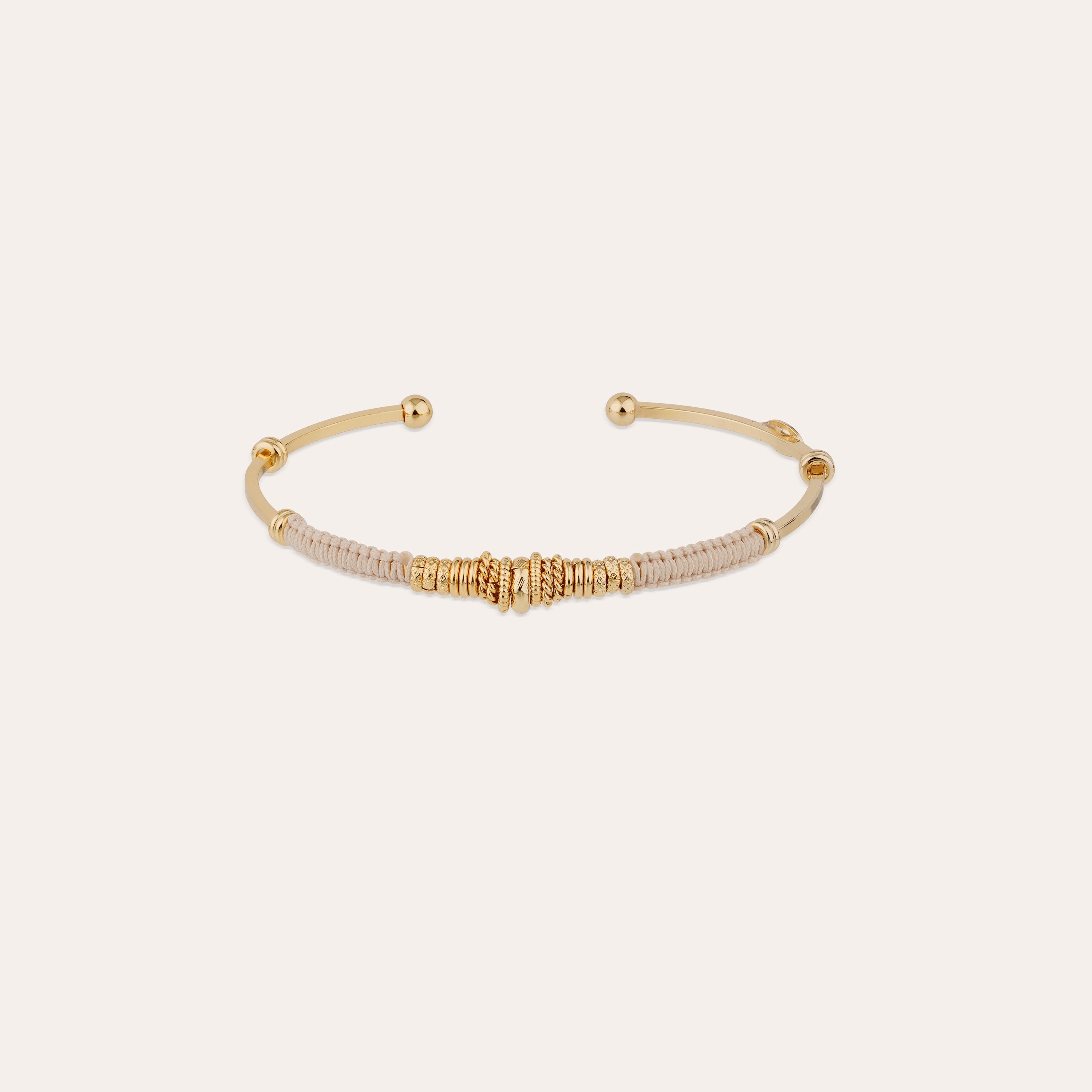 gas-bijoux-bracelet-zizanie-dor-fin-jonc-fils-color-s-et-anneaux-vintage-taille- image 1