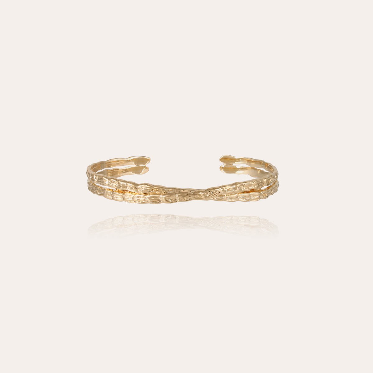 gas-bijoux-liane-crois-mini-bracelet-jonc-dor-l-or-fin-deux-joncs-liane-grav-s-c image 1