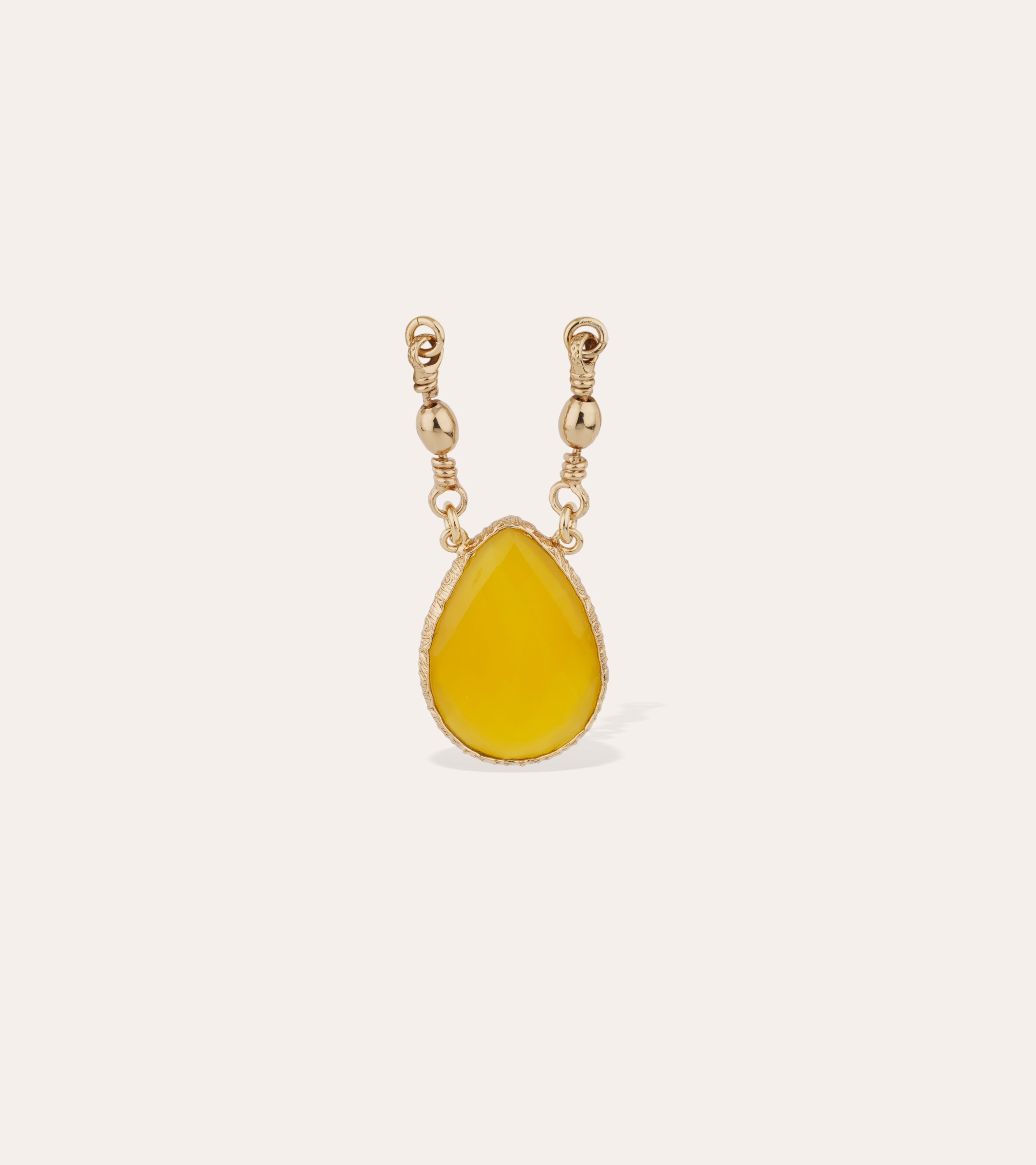 gas-bijoux-pendentif-serti-calcite-jaune-pour-collier-scapulaire image 1