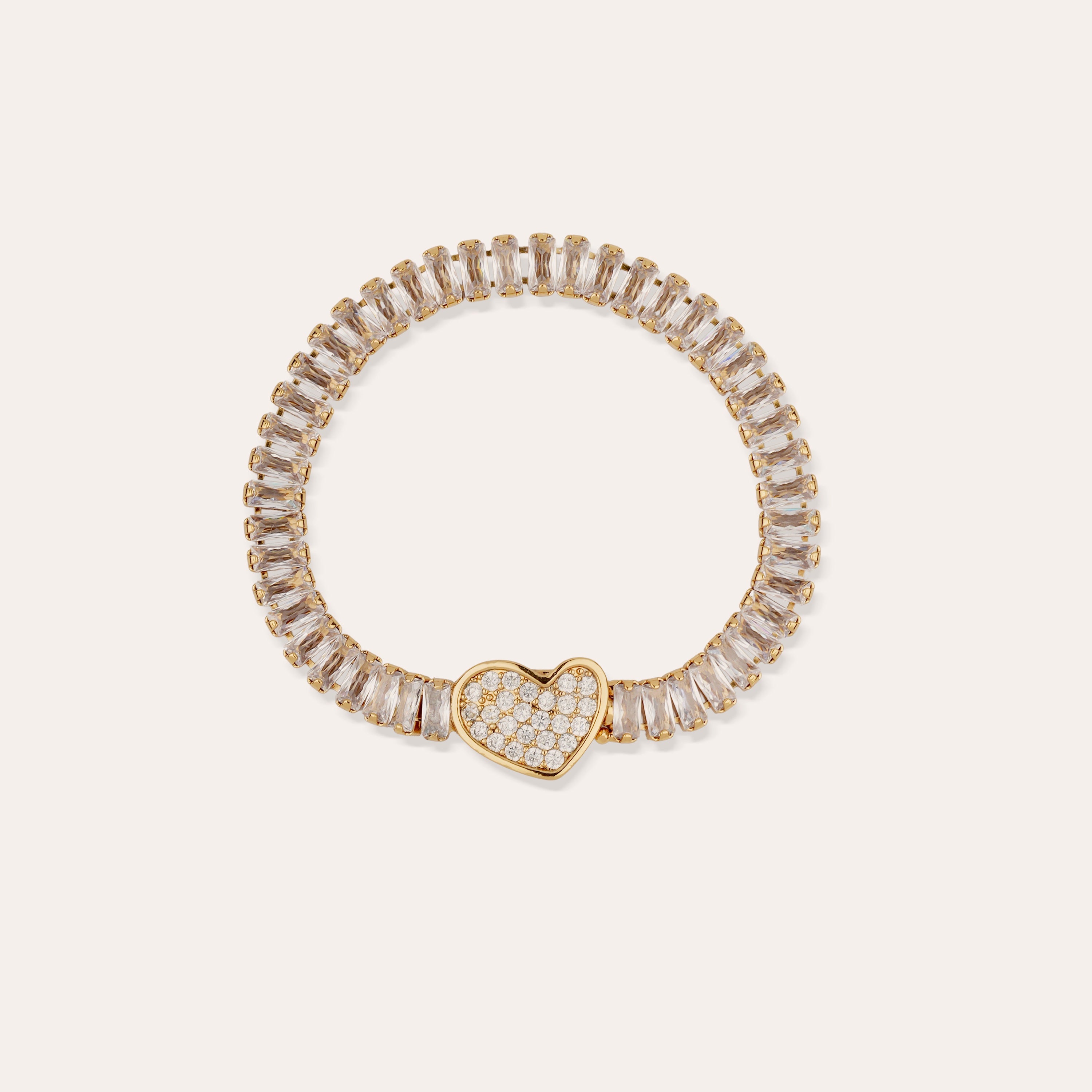 gas-bijoux-bracelet-coeur-paillette-dor-laiton-dor-l-or-fin-zircons-et-strass image 3