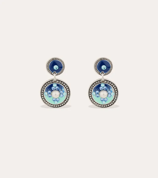 gas-bijoux-boucles-d-oreilles-sequin-argent-es-mail-et-strass image 1