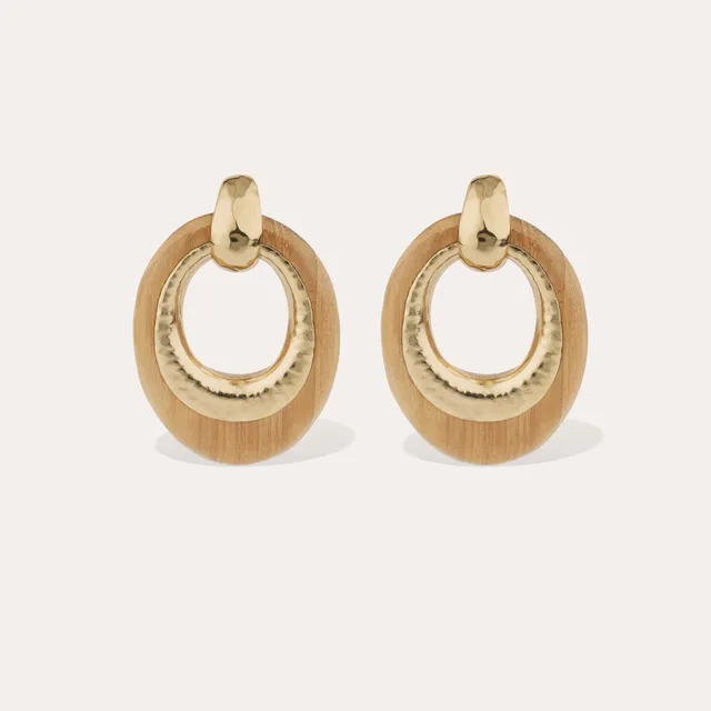 gas-bijoux-selva-bois-boucles-d-oreilles-bois-de-rose-dor image 1