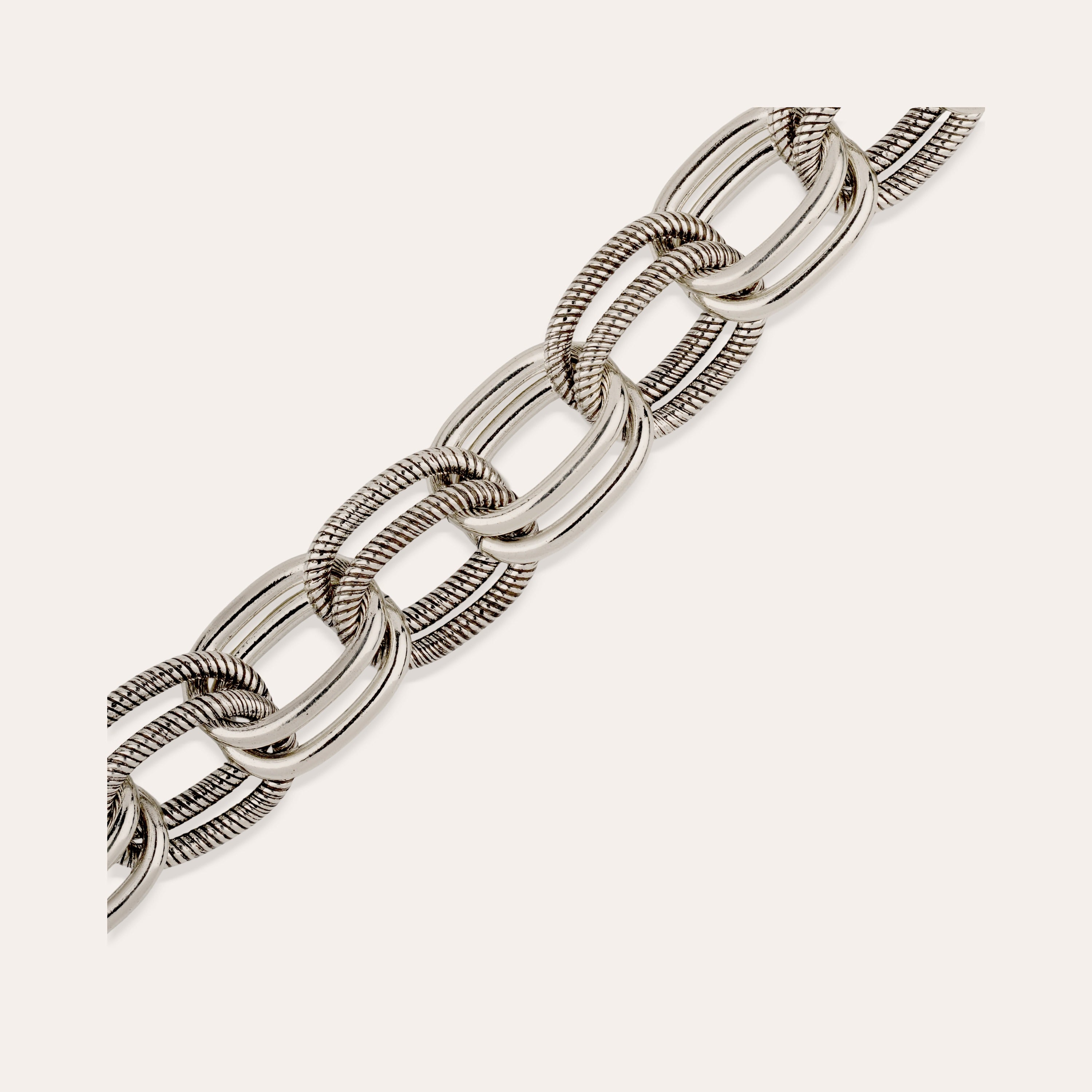 gas-bijoux-collier-bell-argent-anneaux-lisses-et-stri-s-fermoir-barrette-serti-d image 3