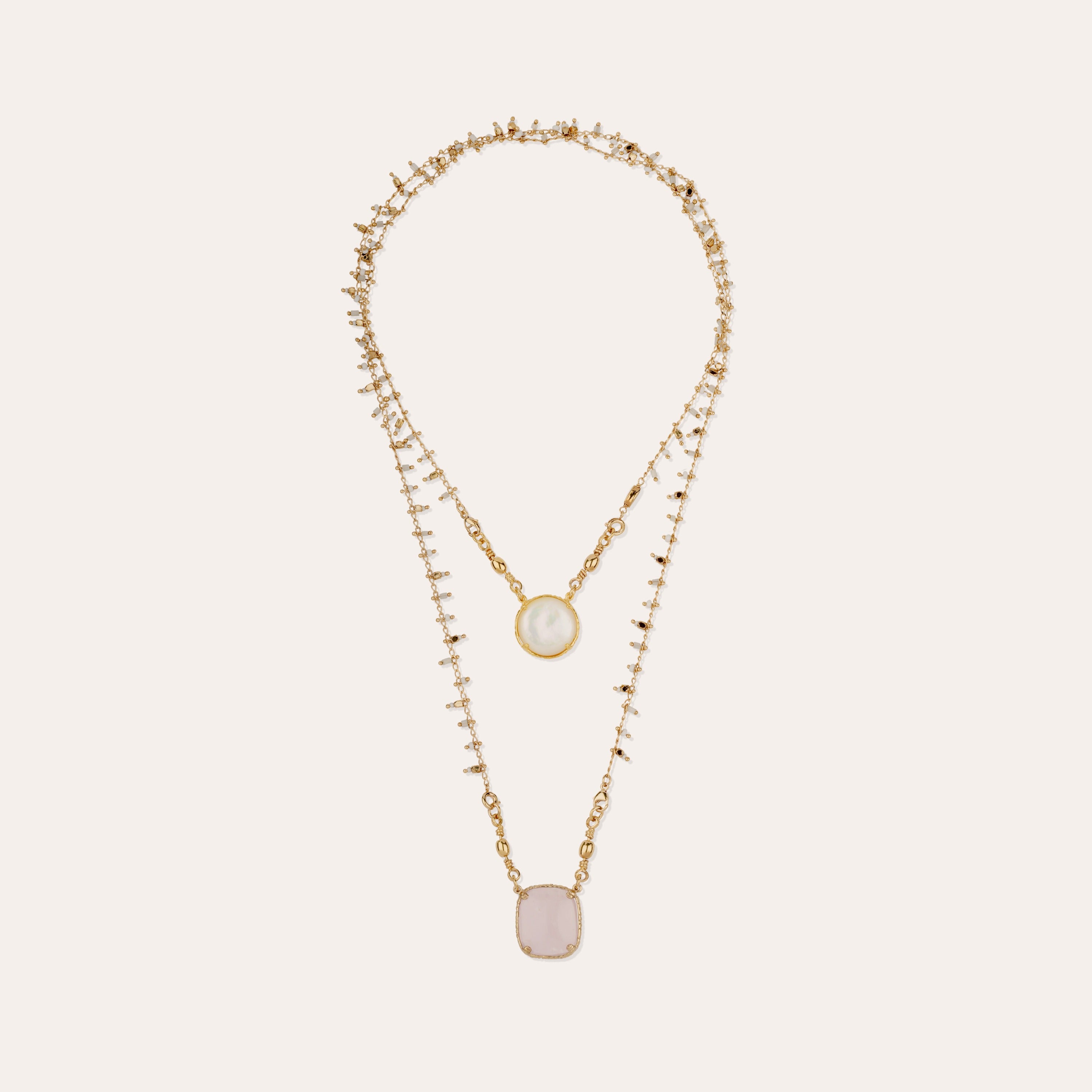 gas-bijoux-collier-scapulaire-serti-nacre-blanche-quartz-rose image 2