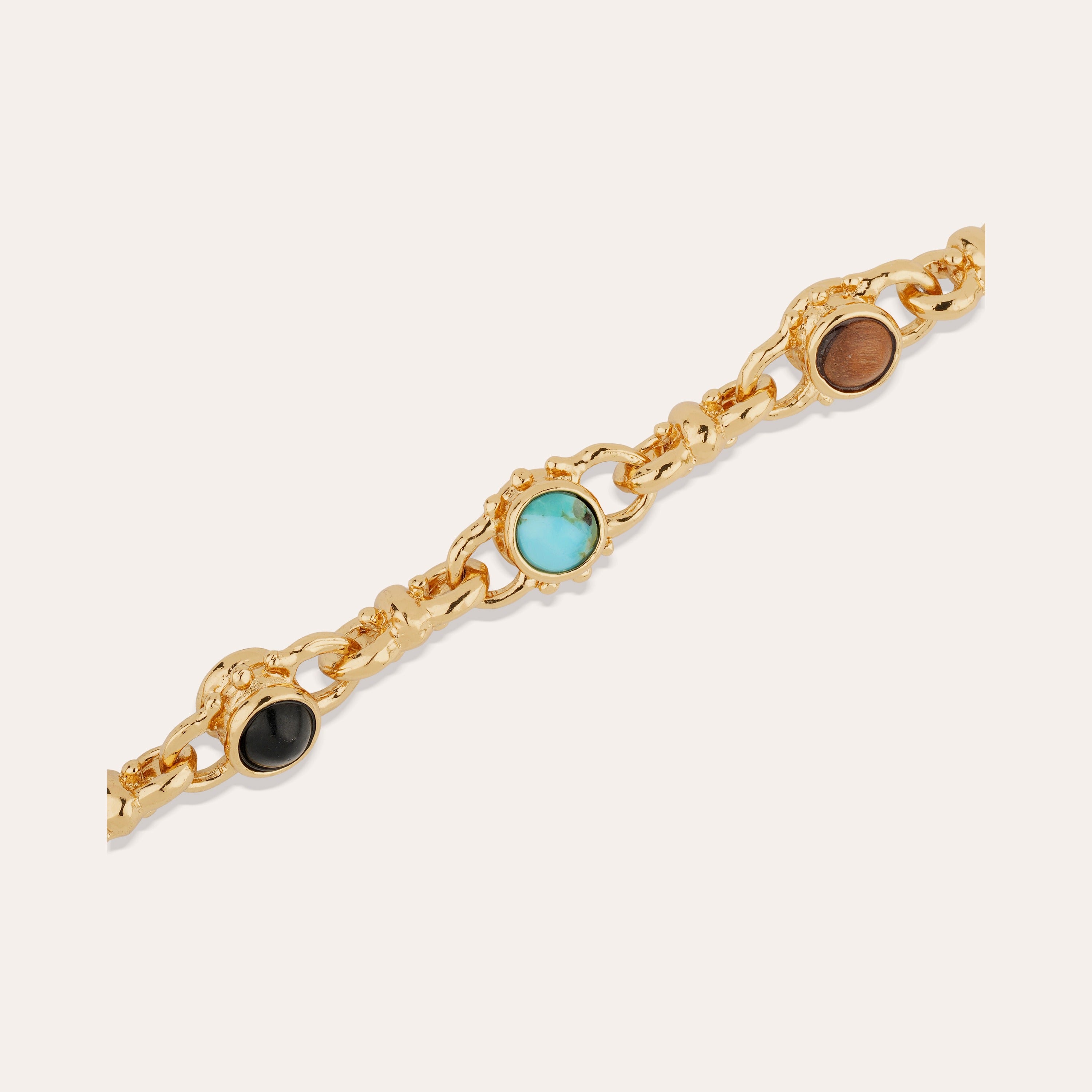 gas-bijoux-collier-amarante-multi-cabochons-dor-turquoise-basalte-bois image 4