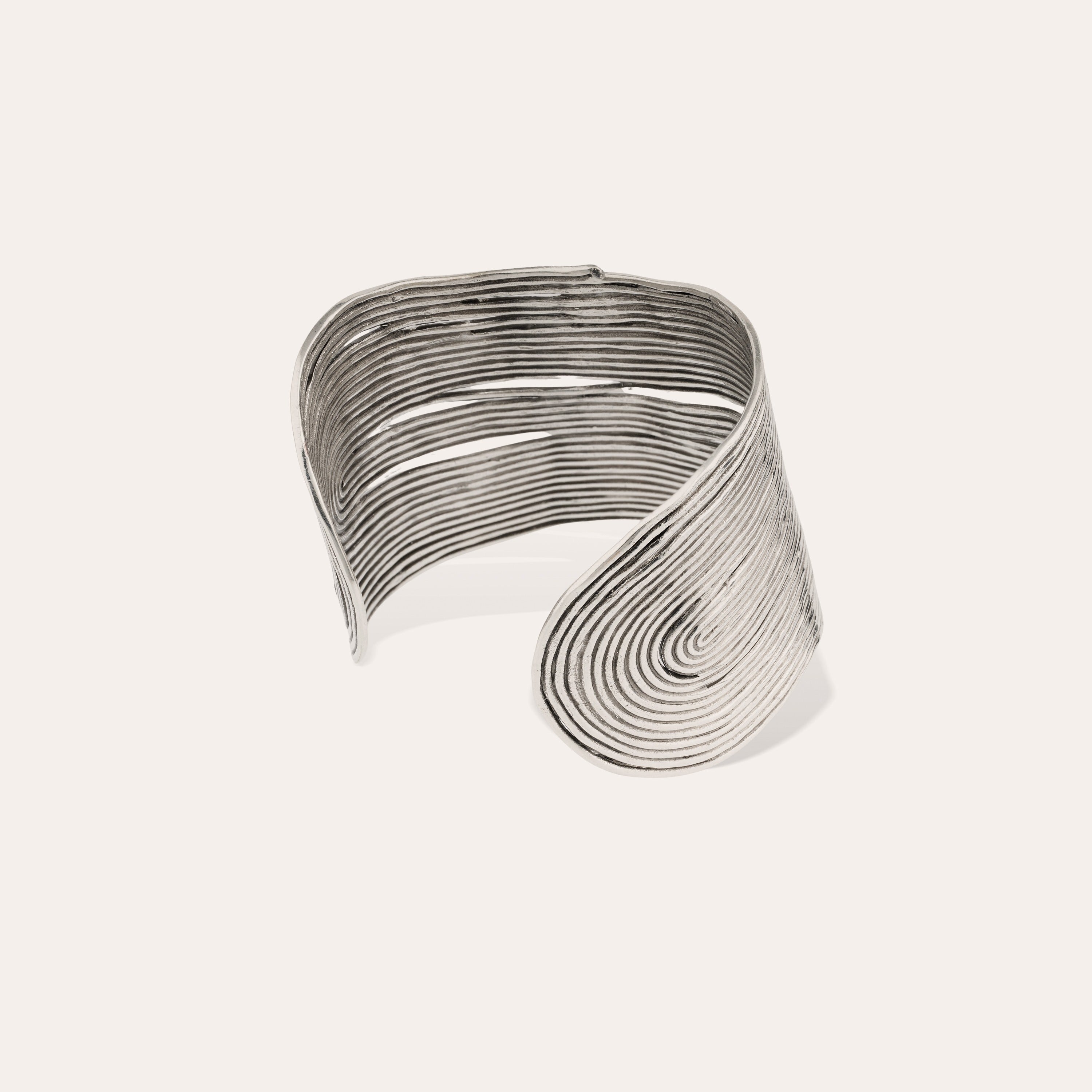 gas-bijoux-bracelet-wave-argent-manchette-martel-e-taille-ajustable image 2