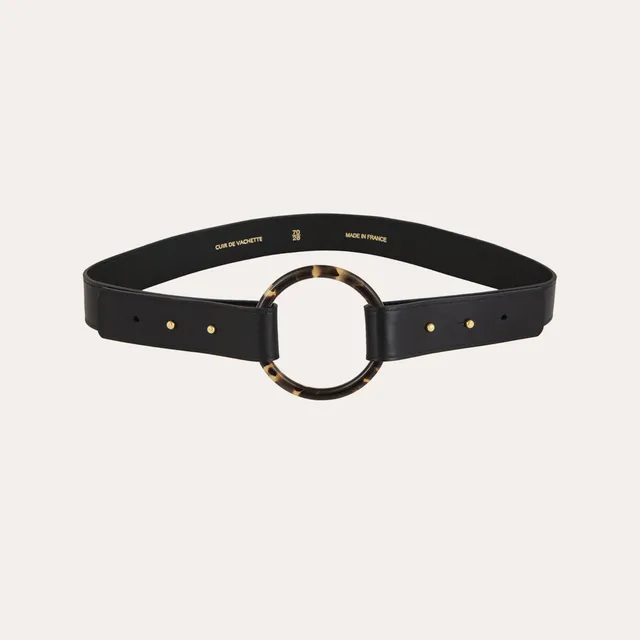 gas-bijoux-ceinture-caftan-cuir-vachette-anneau-ac-tate image 1