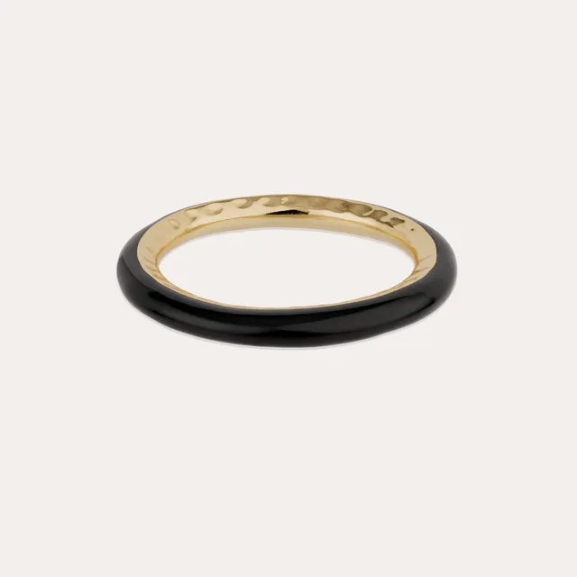 gas-bijoux-bracelet-selva-jonc-dor-ac-tate-noir image 1