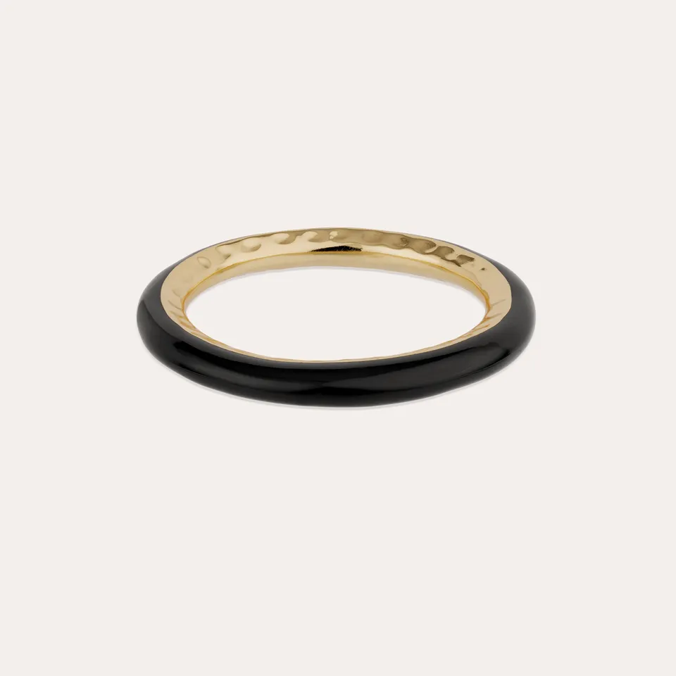 gas-bijoux-bracelet-selva-jonc-dor-ac-tate-noir image 1