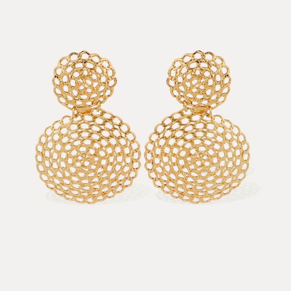gas-bijoux-boucles-d-oreilles-onde-gourmette-dor-es-l-or-fin image 1