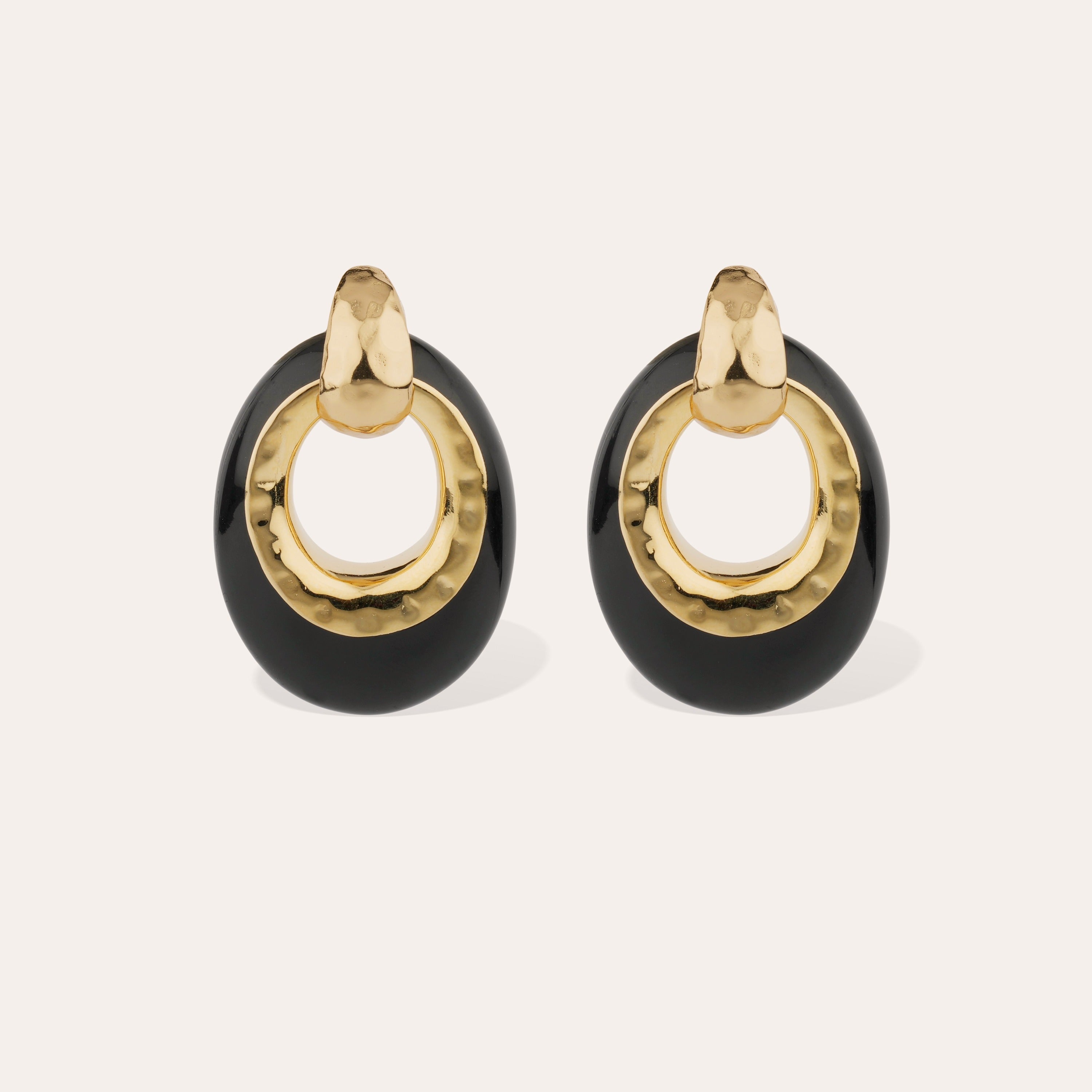 gas-bijoux-boucles-d-oreilles-selva-grand-mod-le-ac-tate-noir-dor image 1