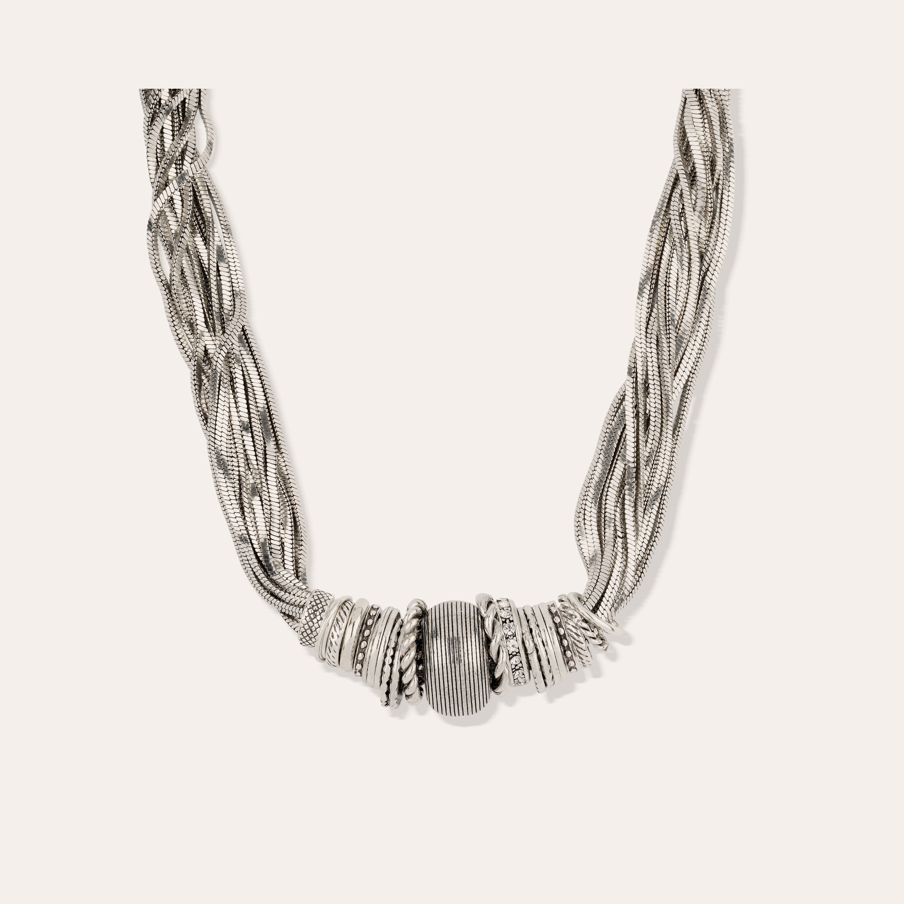 gas-bijoux-collier-jos-argent-multi-cha-nes image 1