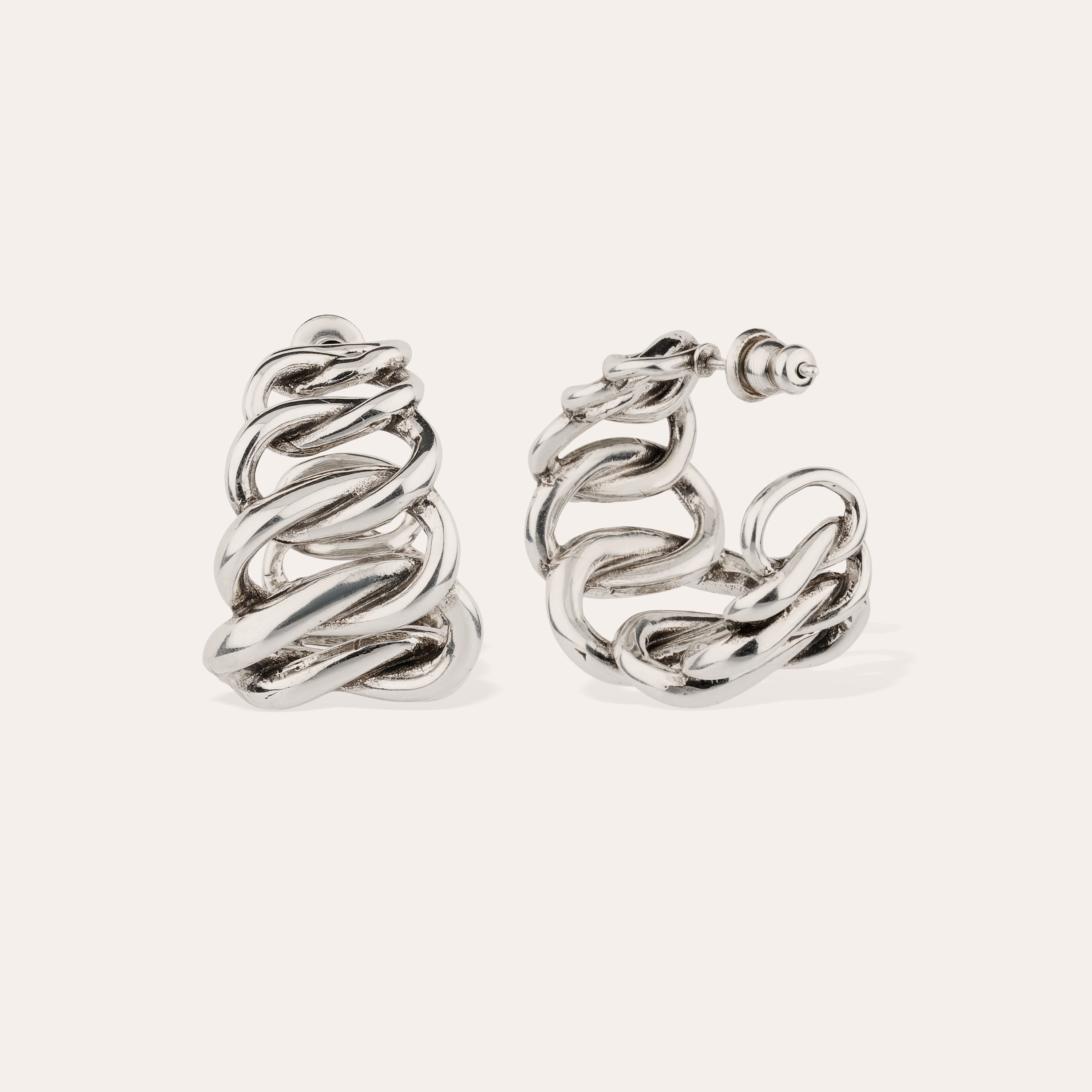 gas-bijoux-boucles-d-oreilles-cr-oles-bronx-maille-gourmette-argent-e-taille-aju image 2