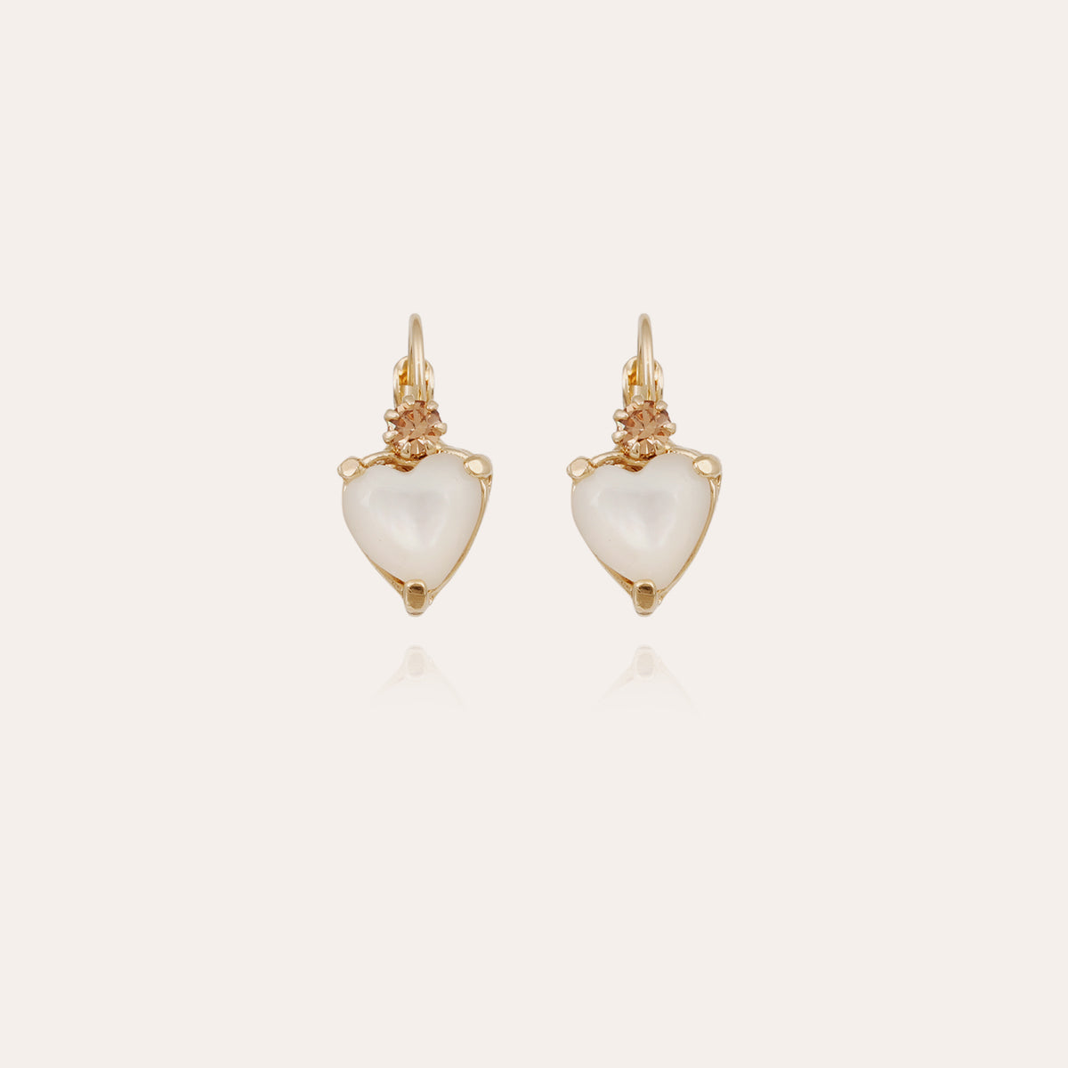gas-bijoux-boucles-d-oreilles-donguette-nacre-c-ur-dor-l-or-fin-nacre-blanche-do image 1