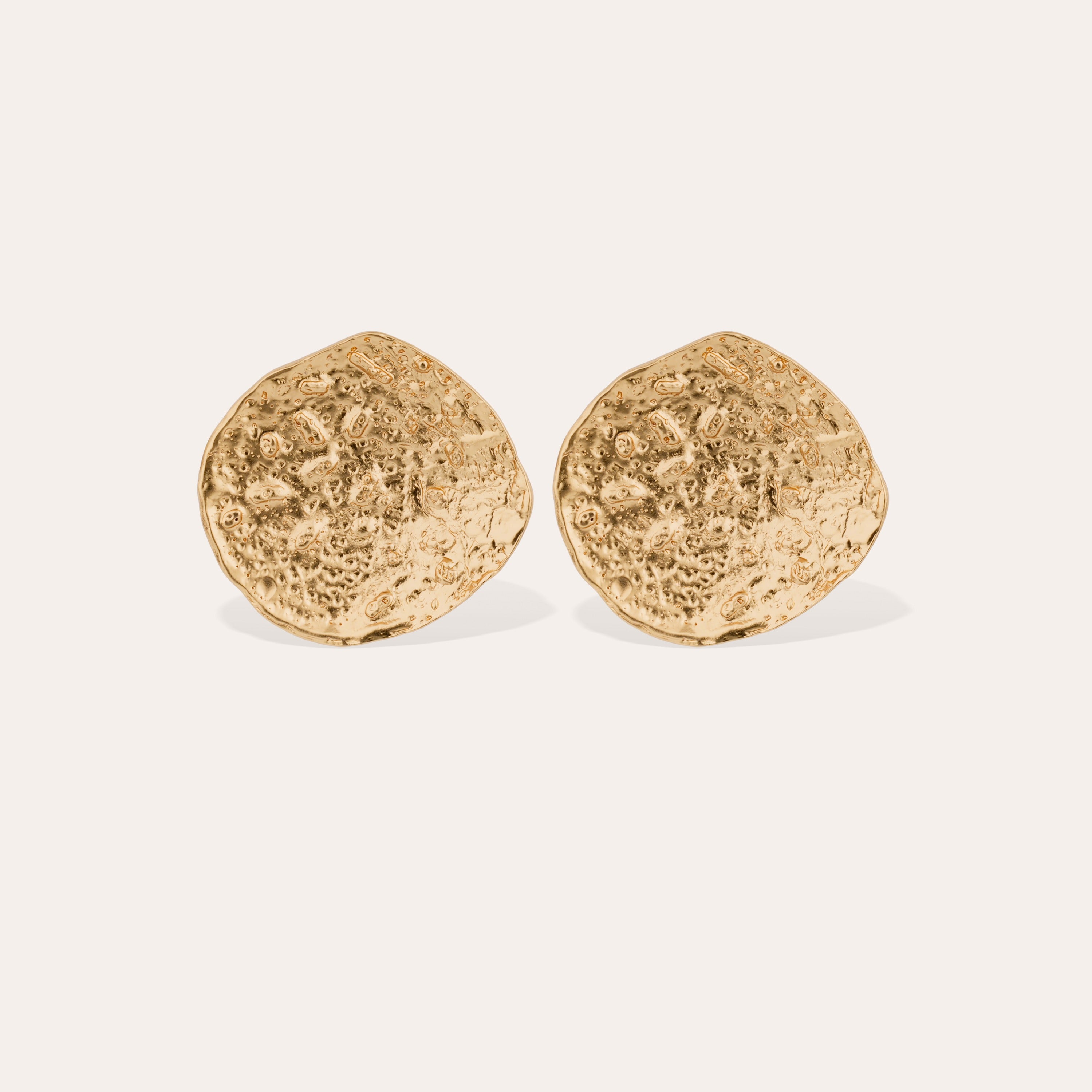 gas-bijoux-boucles-d-oreilles-eclipse-moon-rond-martel-dor-l-or-fin image 1