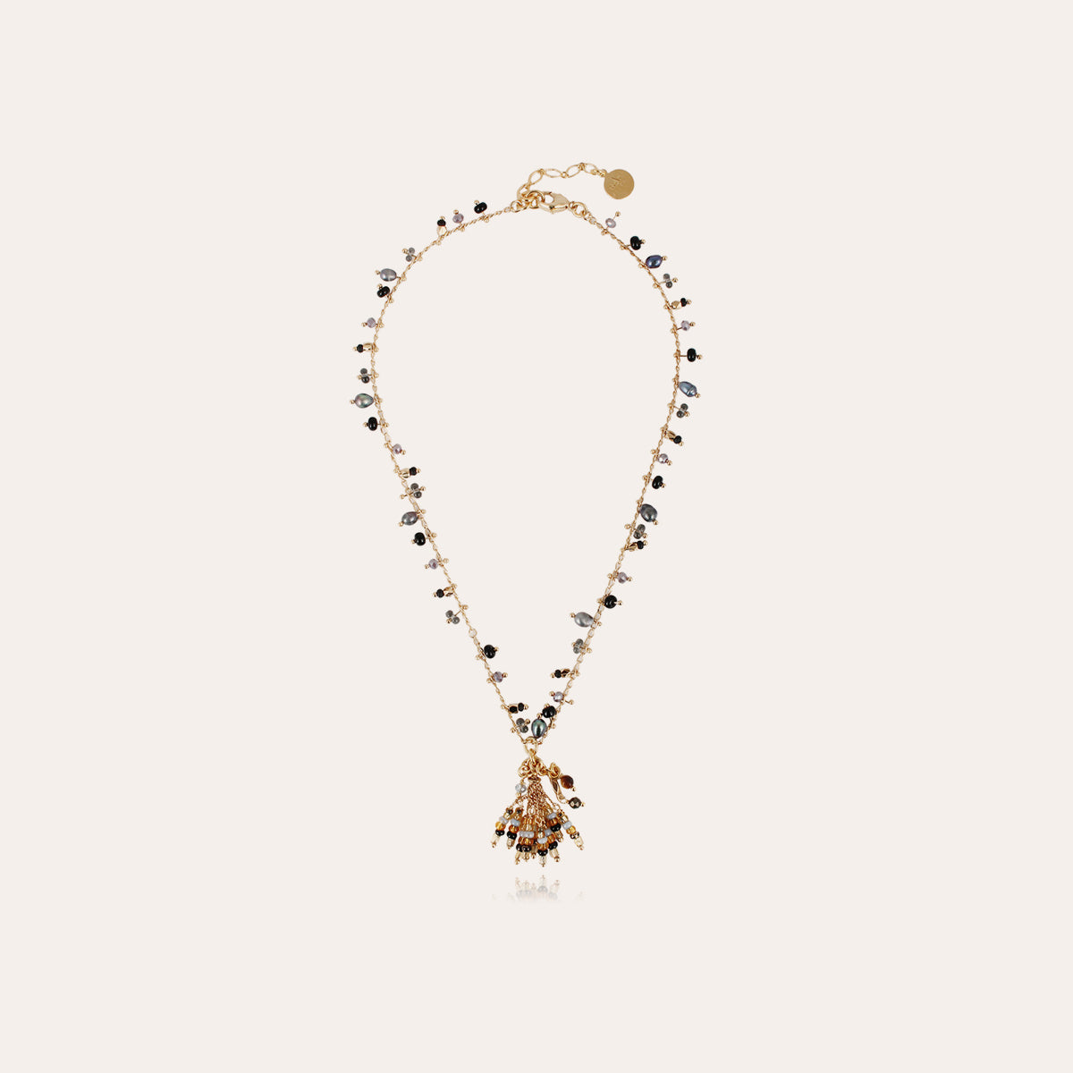 gas-bijoux-collier-gipsette-enfant-cha-ne-dor-e-l-or-fin-perles-rocaille-et-pomp image 2
