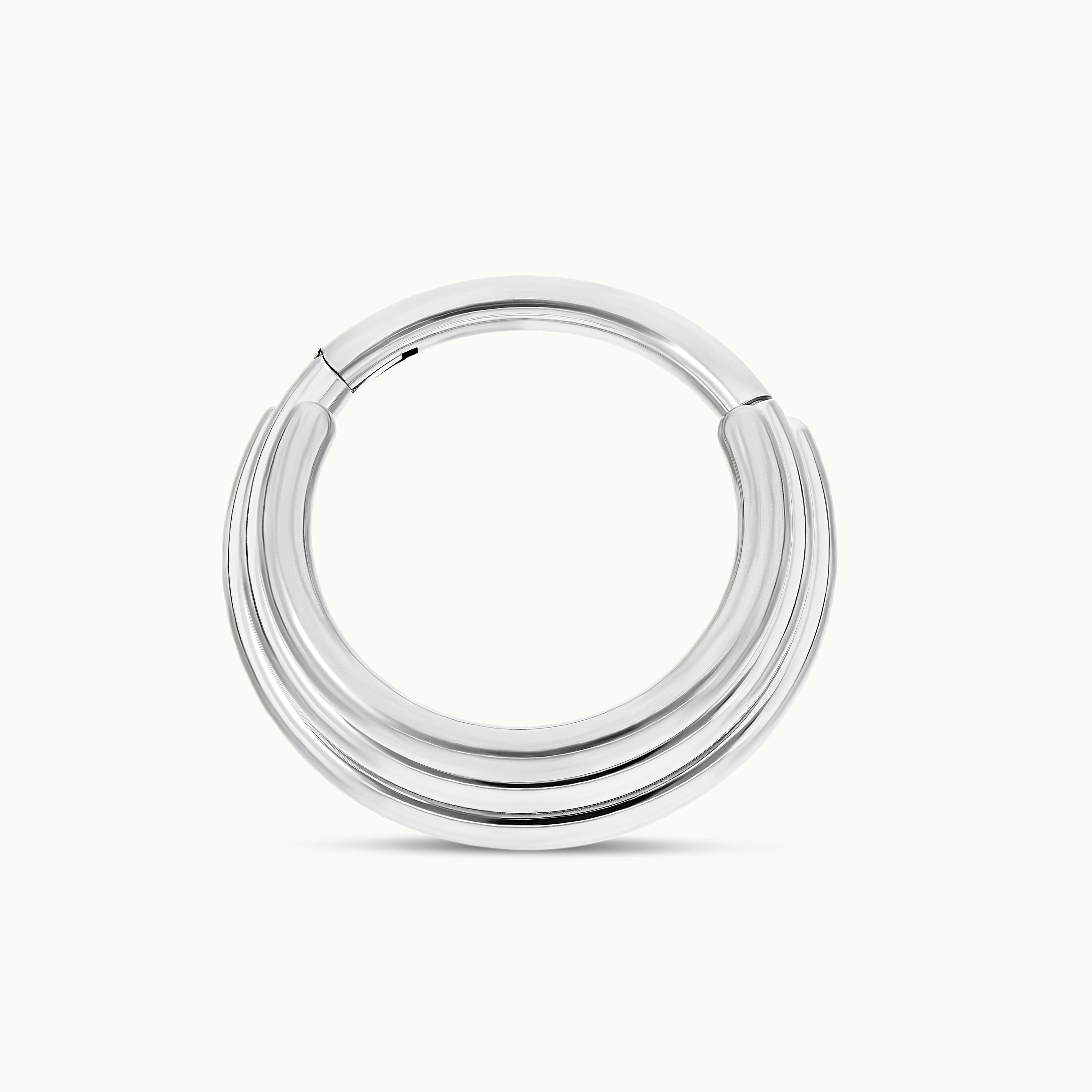 obsidian-piercing-gudja-anneau-clicker-titane-pvd-gold-triple-anneau-fusionn-pou image 2