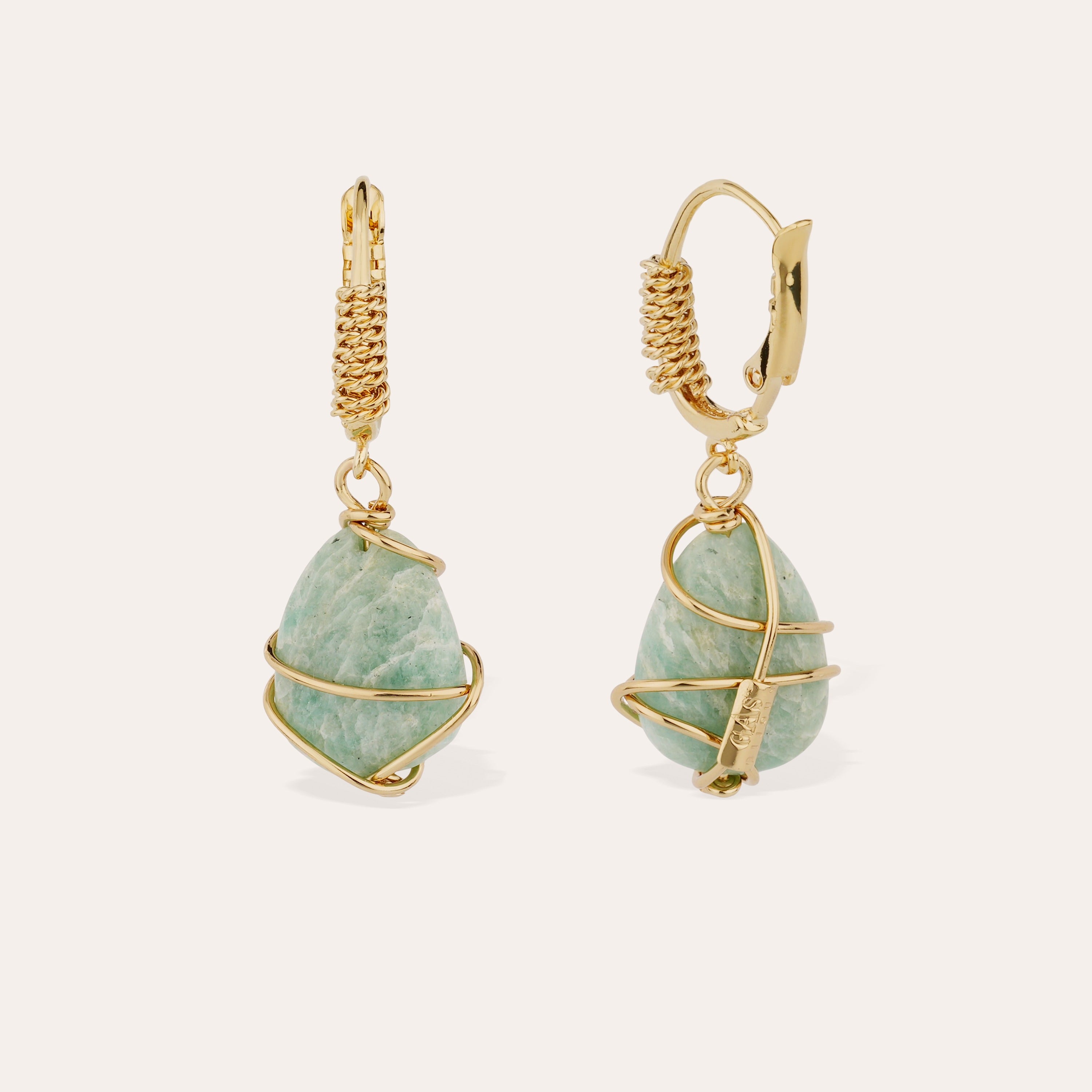 gas-bijoux-boucles-d-oreilles-tao-rainbow-amazonite-dor-es-l-or-fin-avec-fil-dor image 3