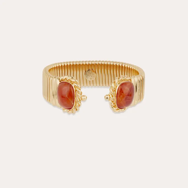 gas-bijoux-bracelet-amarante-double-dor-cornaline image 1