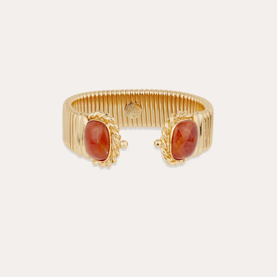 gas-bijoux-bracelet-amarante-double-dor-cornaline image 1