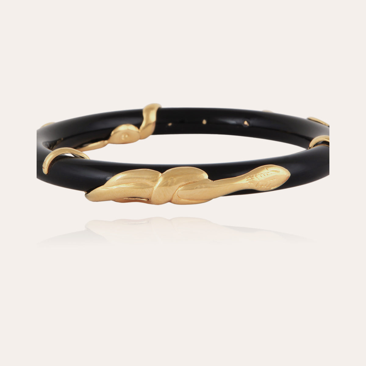 gas-bijoux-bracelet-jonc-cobra-ac-tate-noir image 2