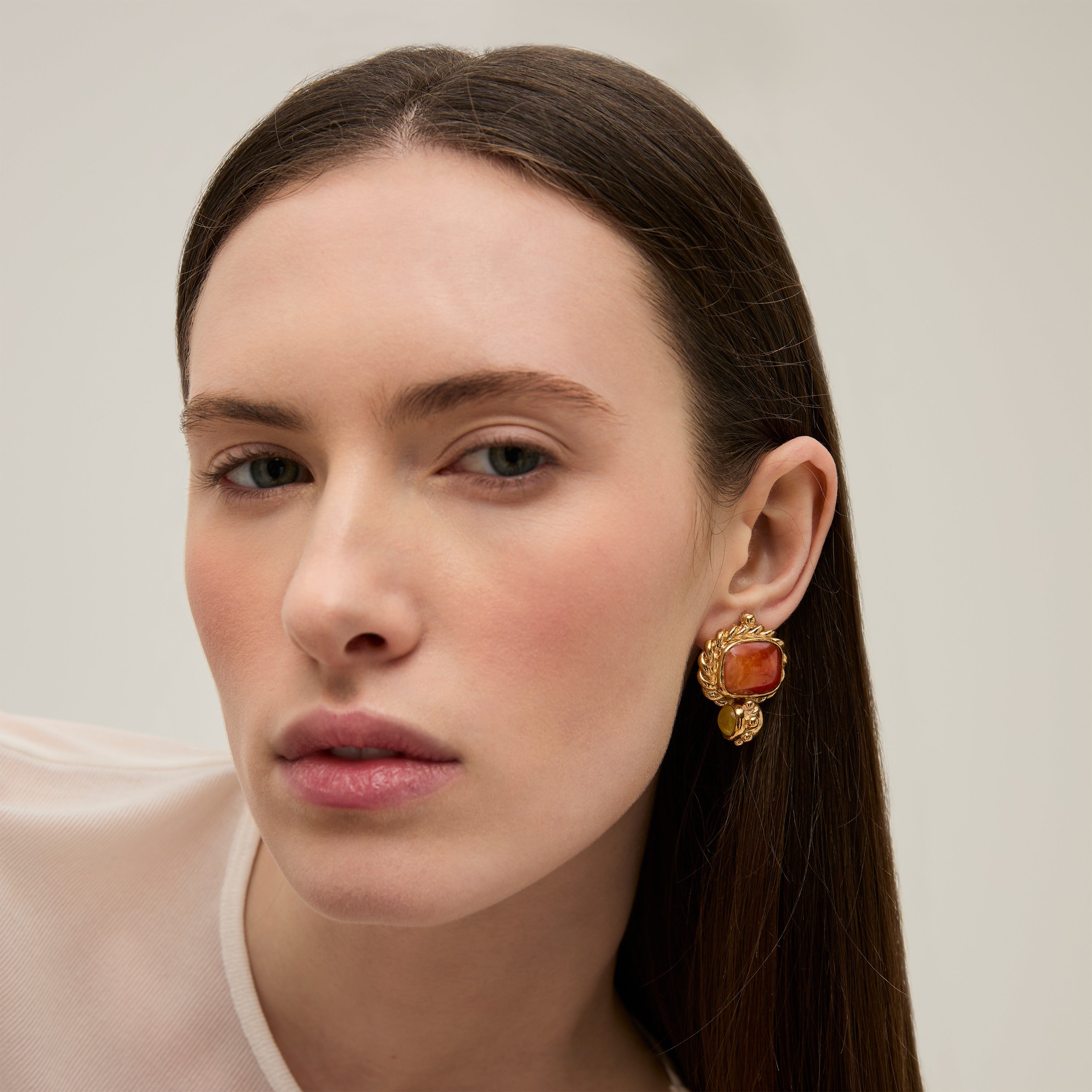 gas-bijoux-boucles-d-oreilles-amarante-cabochons-cornaline-dor-es image 2