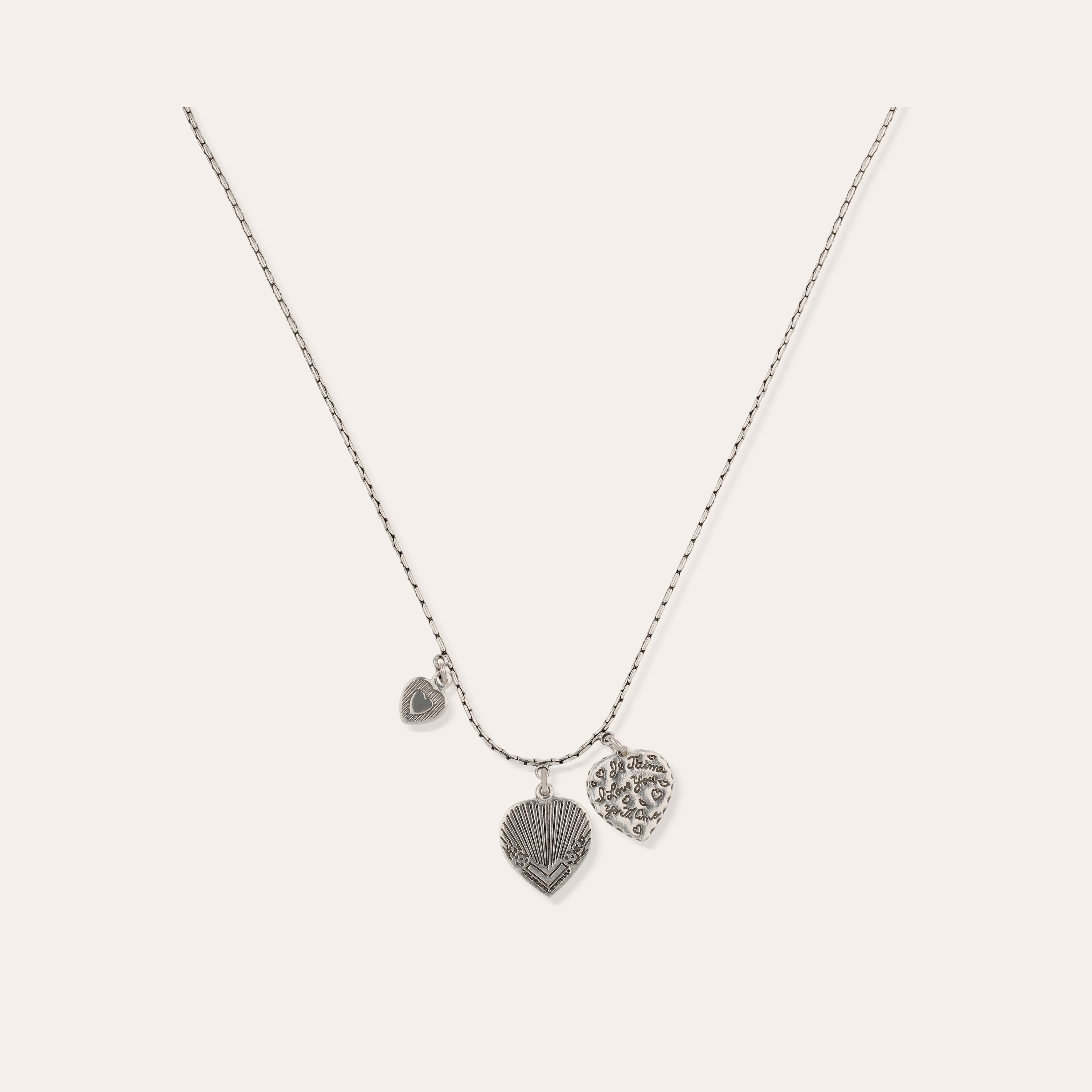 gas-bijoux-collier-i-love-you-mini-argent-trois-c-urs-grav-s image 1