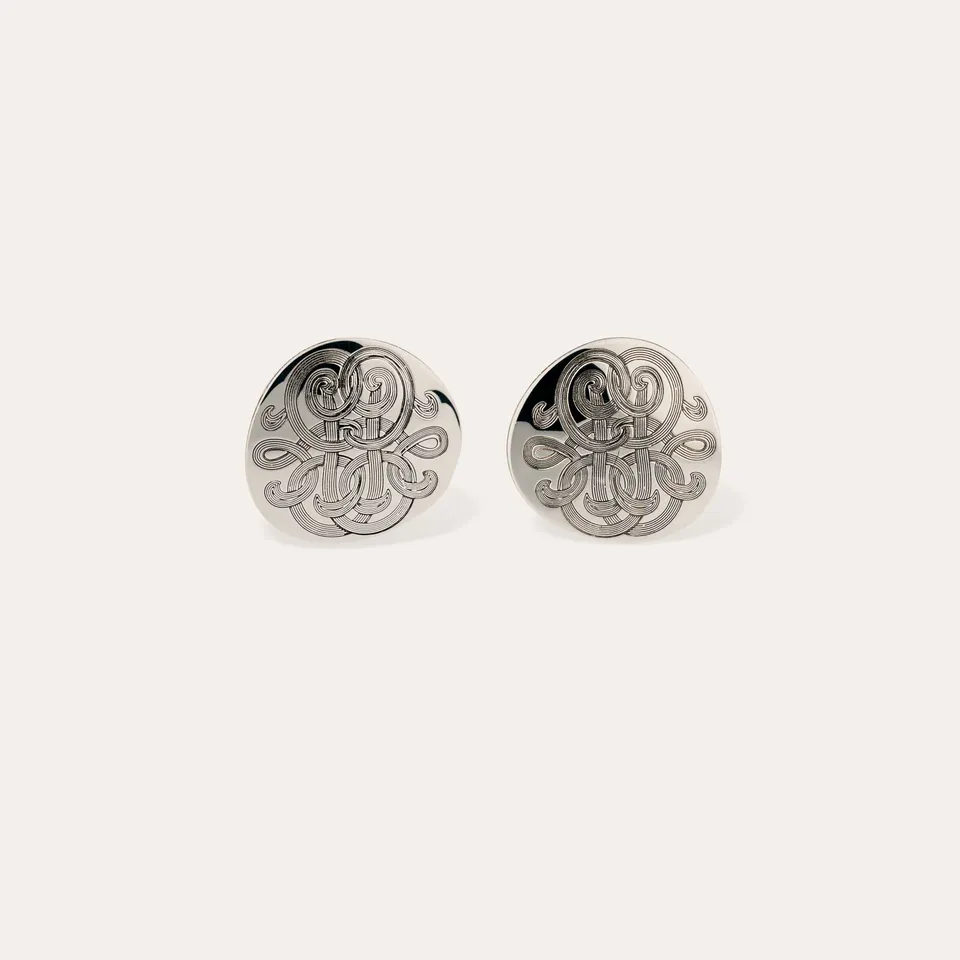 gas-bijoux-boucles-d-oreilles-diva-petit-mod-le-puces-argent-es-m-daillon-grav image 1