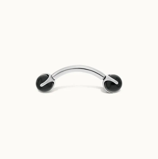 obsidian-piercing-barre-courb-e-onyx-piercing-incurv-titane-pierres-naturelles-d image 1