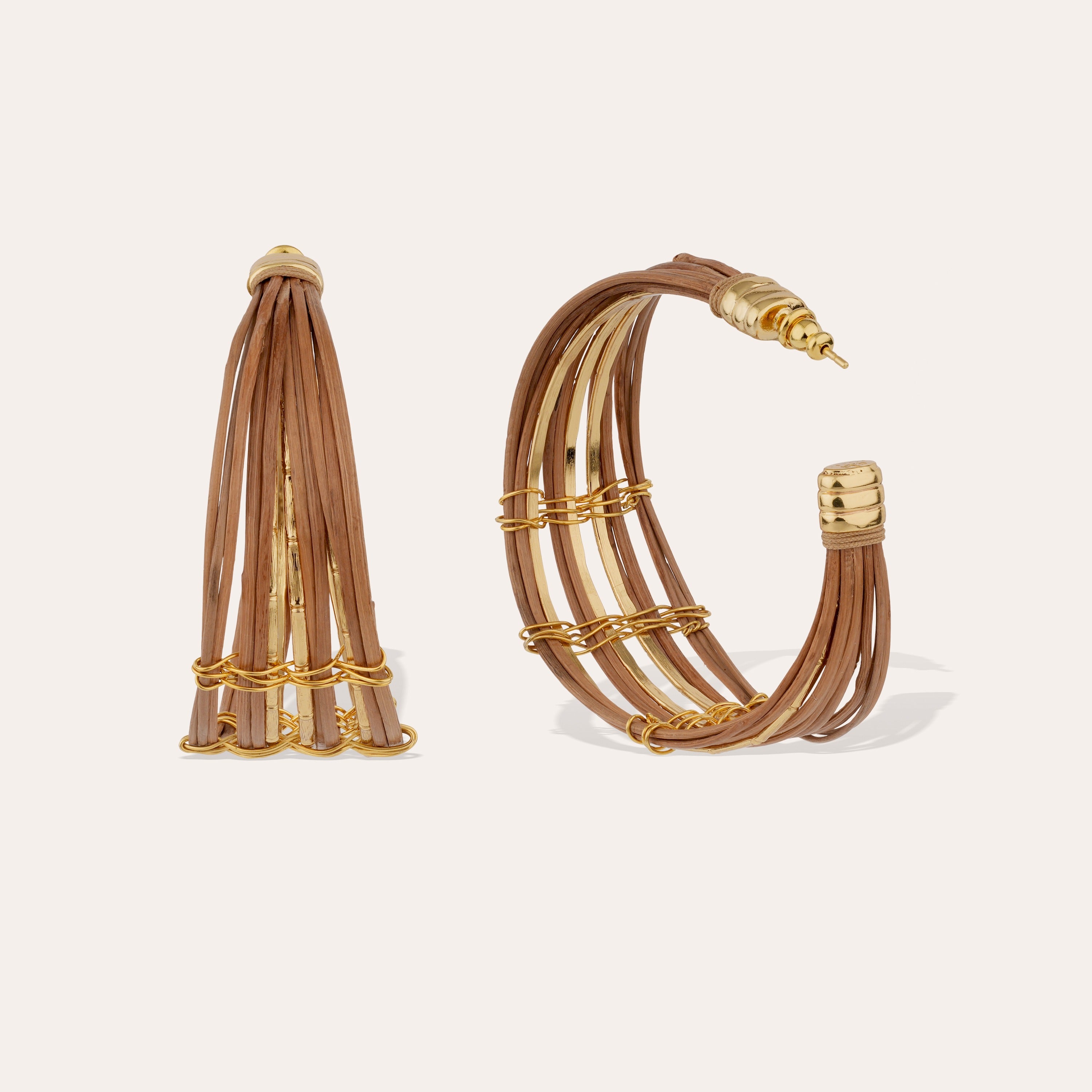 gas-bijoux-malaka-osier-boucles-d-oreilles-cr-oles-dor-es-l-or-fin image 2