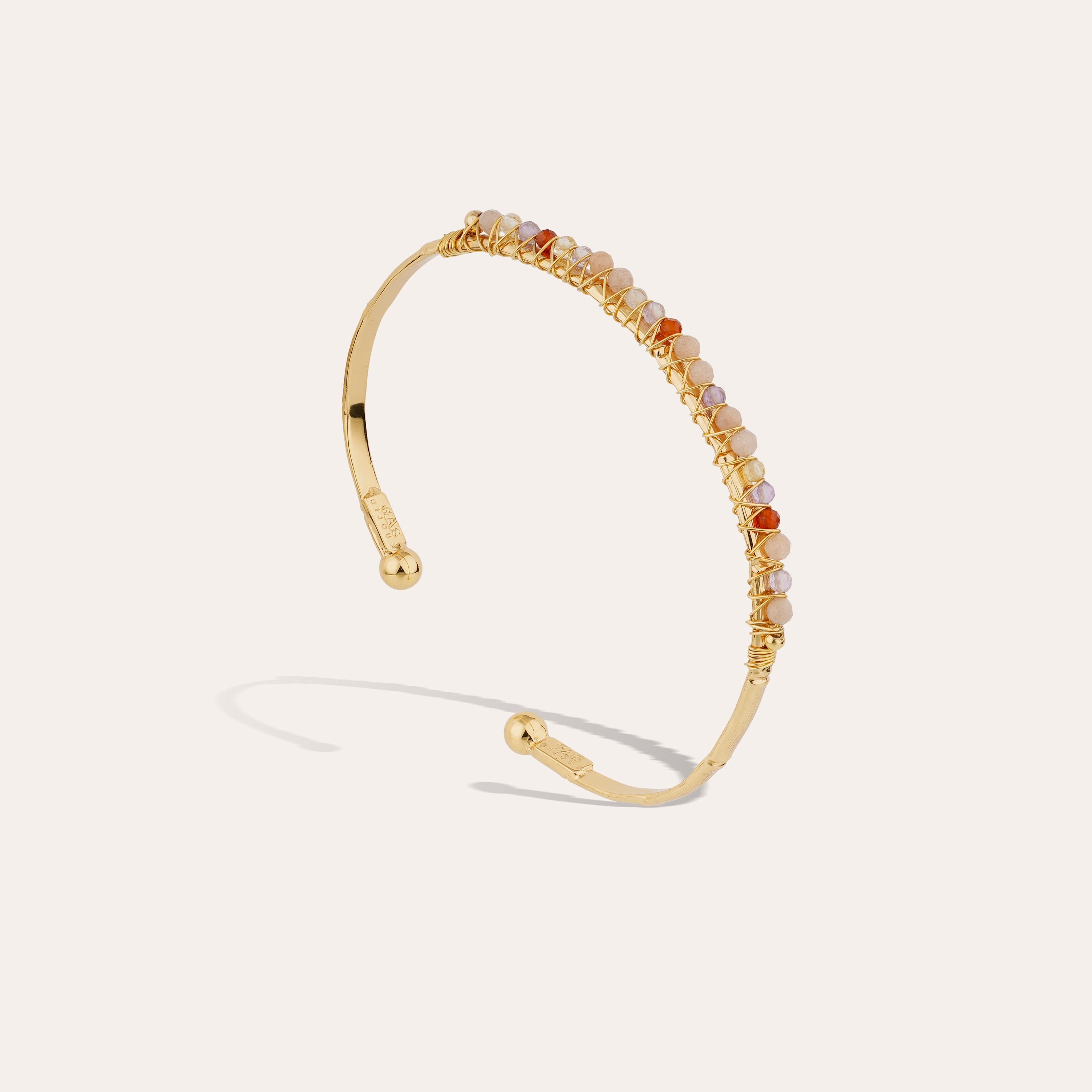 gas-bijoux-bracelet-lyre-jonc-petit-mod-le-dor-am-thyste-labradorite-perles-de-p image 2