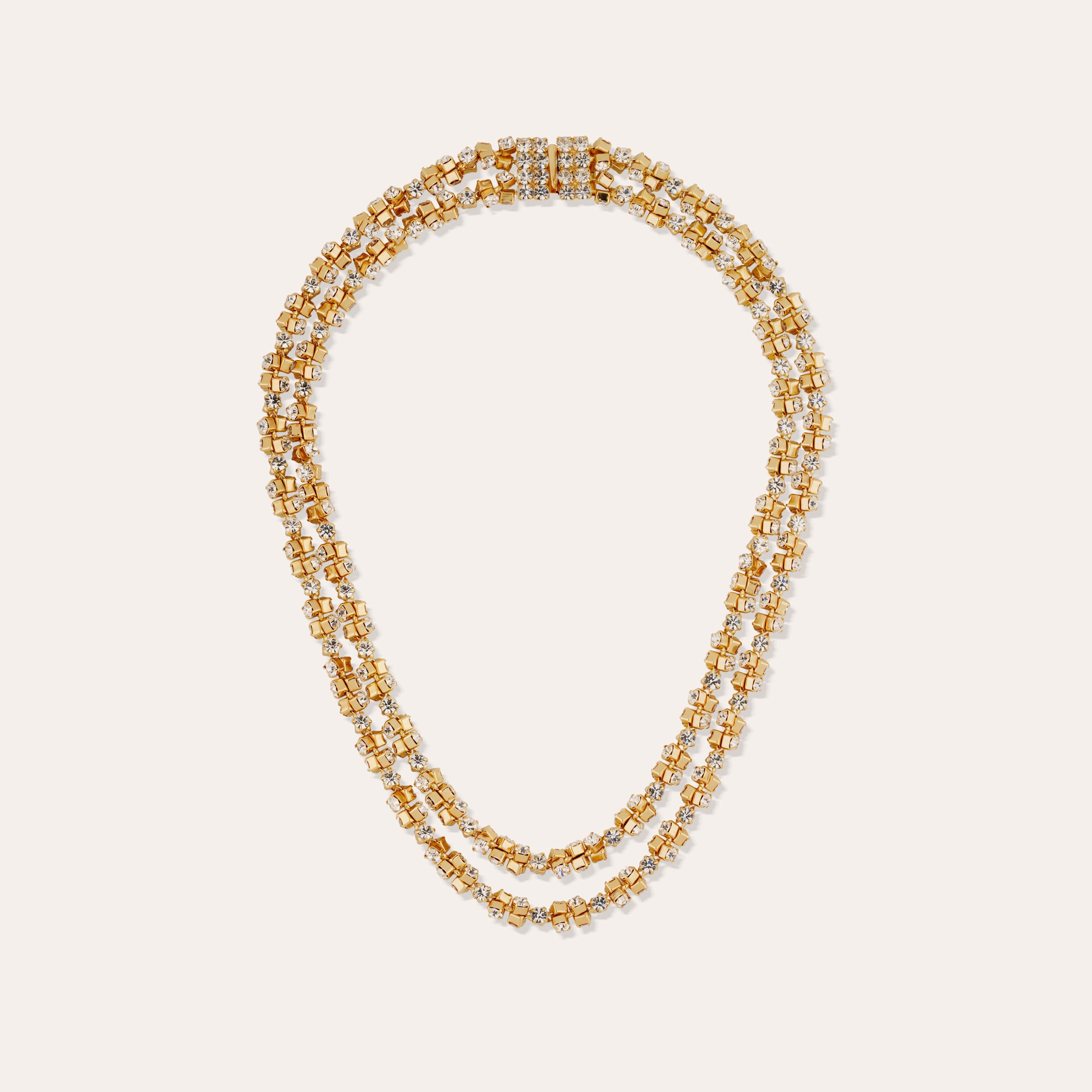 gas-bijoux-collier-tr-vise-strass-dor-l-or-fin-rang-de-strass-mont-s-sur-griffes image 4