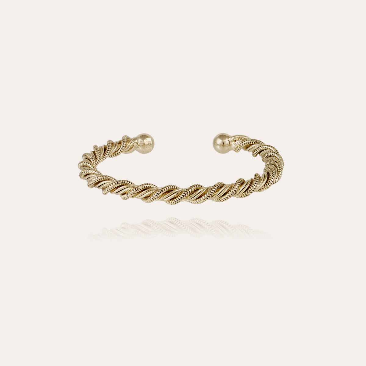 gas-bijoux-bracelet-torride-large-dor-bracelet-torsad-taille-ajustable image 1