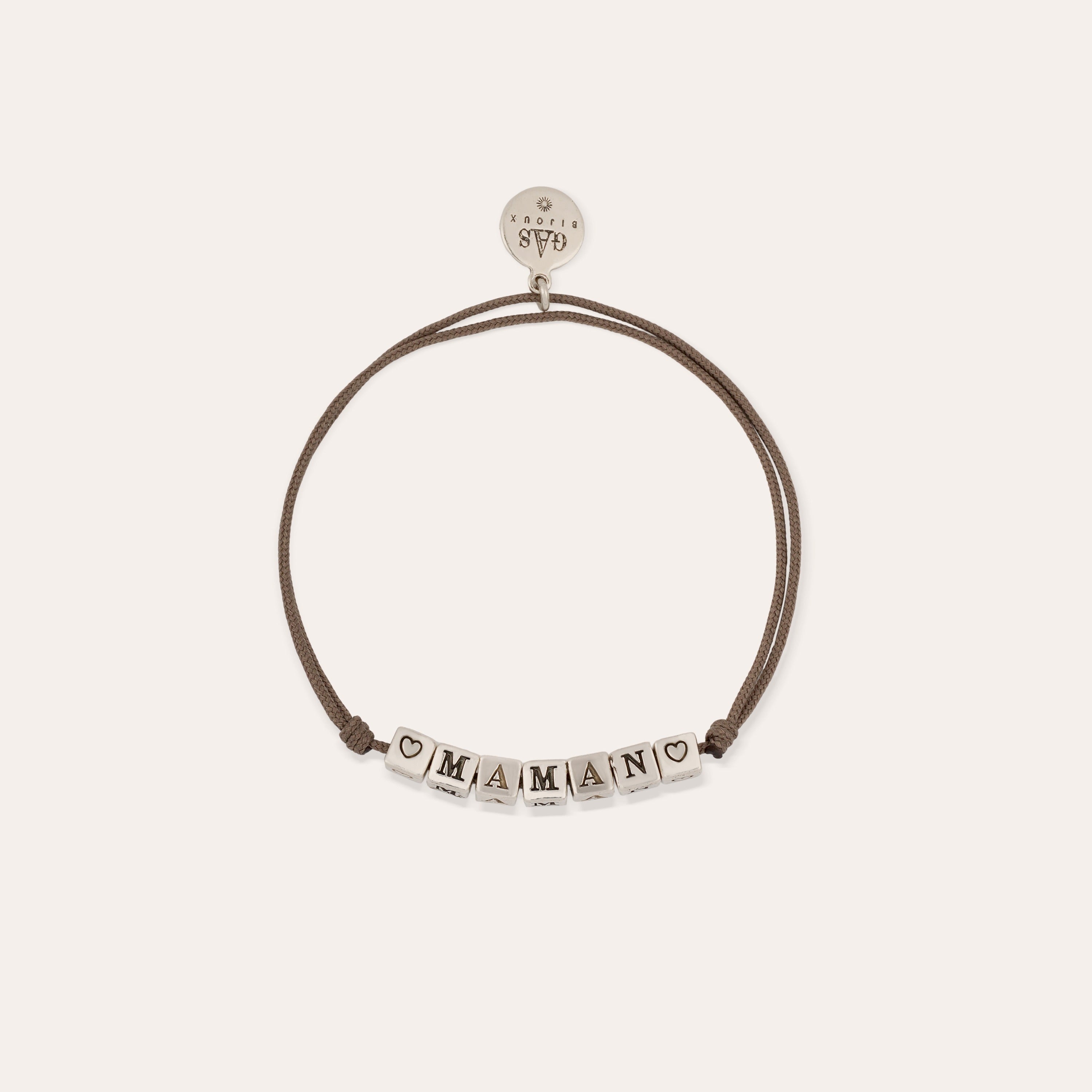 gas-bijoux-bracelet-maman-argent-lien-ajustable image 1