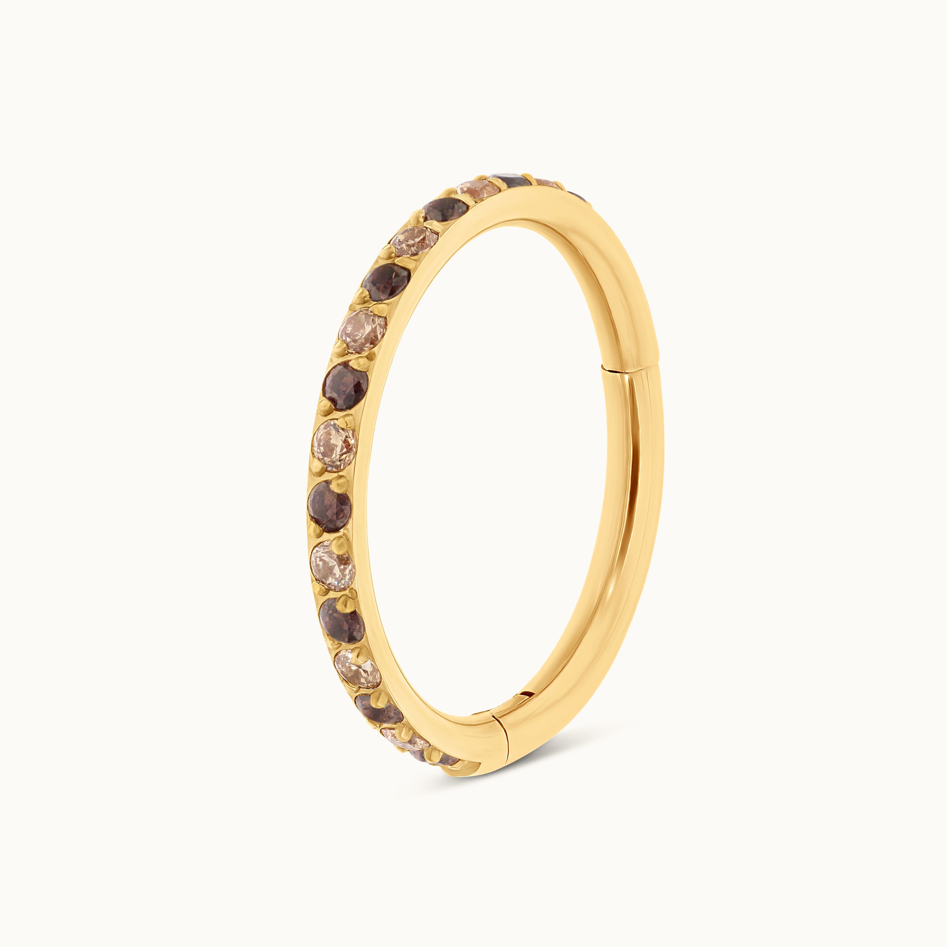 obsidian-piercing-eternity-mocha-anneau-de-piercing-sertie-de-zircons-caf-et-cha image 2