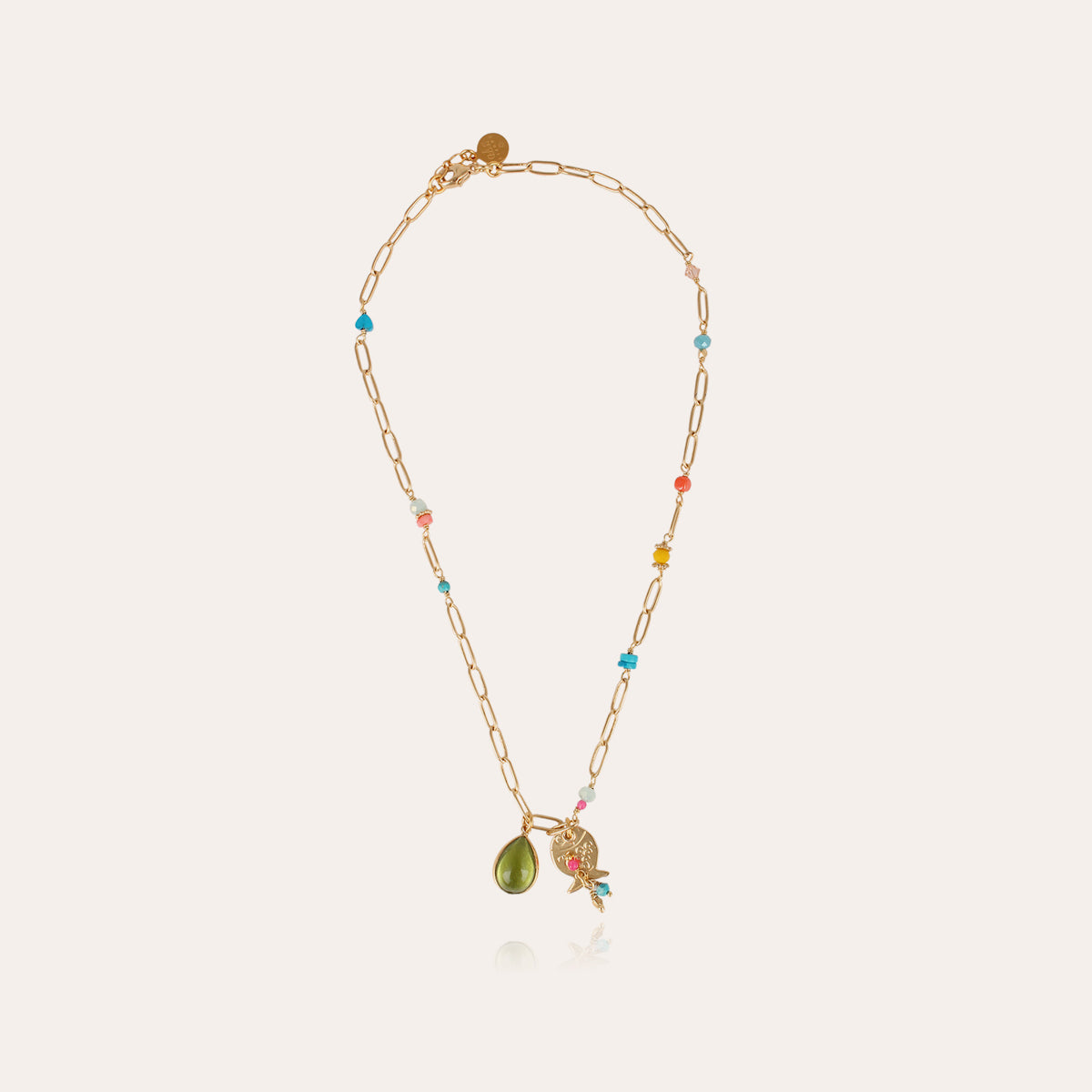 gas-bijoux-clarence-collier-enfant-cha-ne-dor-e-perles image 2